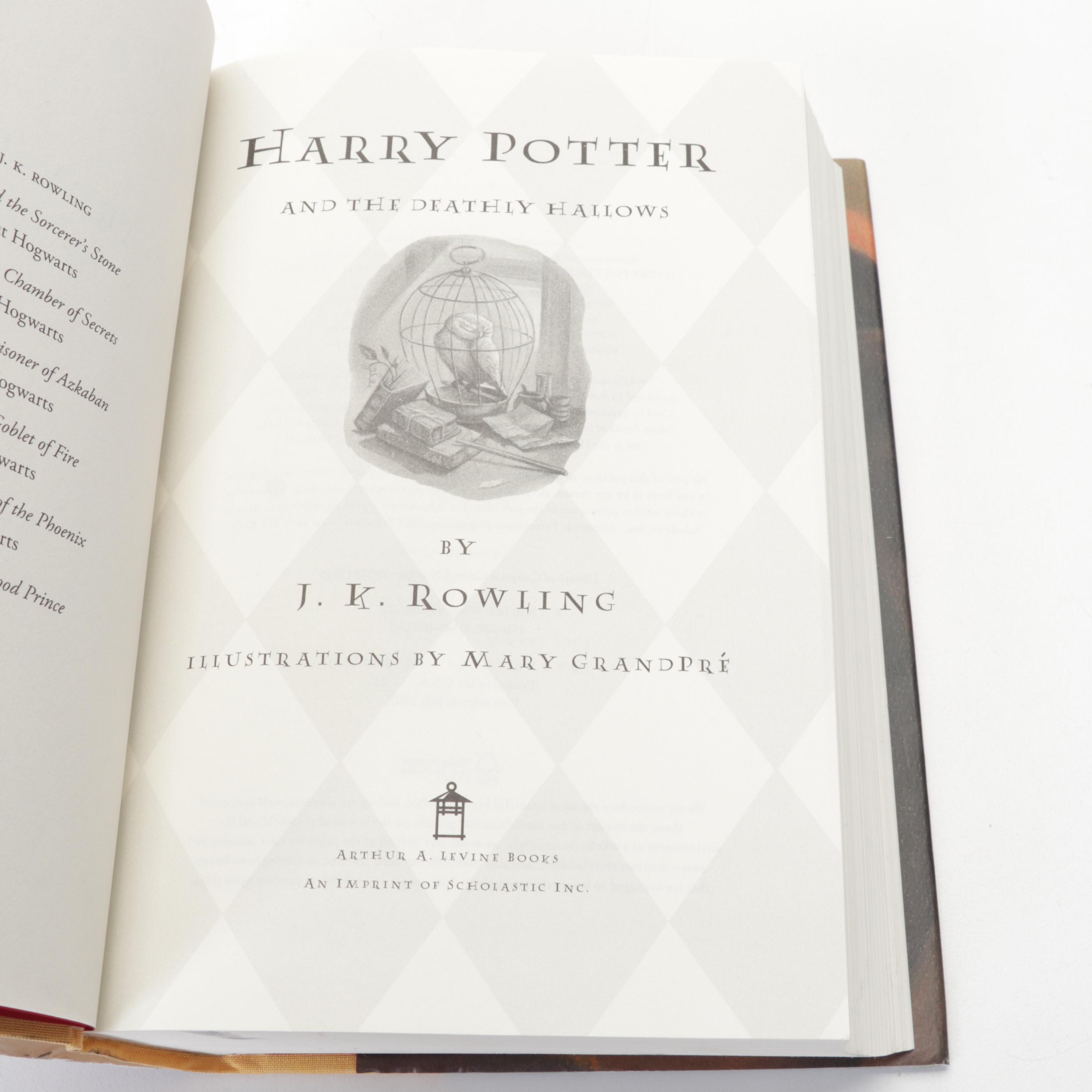 First American Edition "Harry Potter" Complete Set by J. K. Rowling