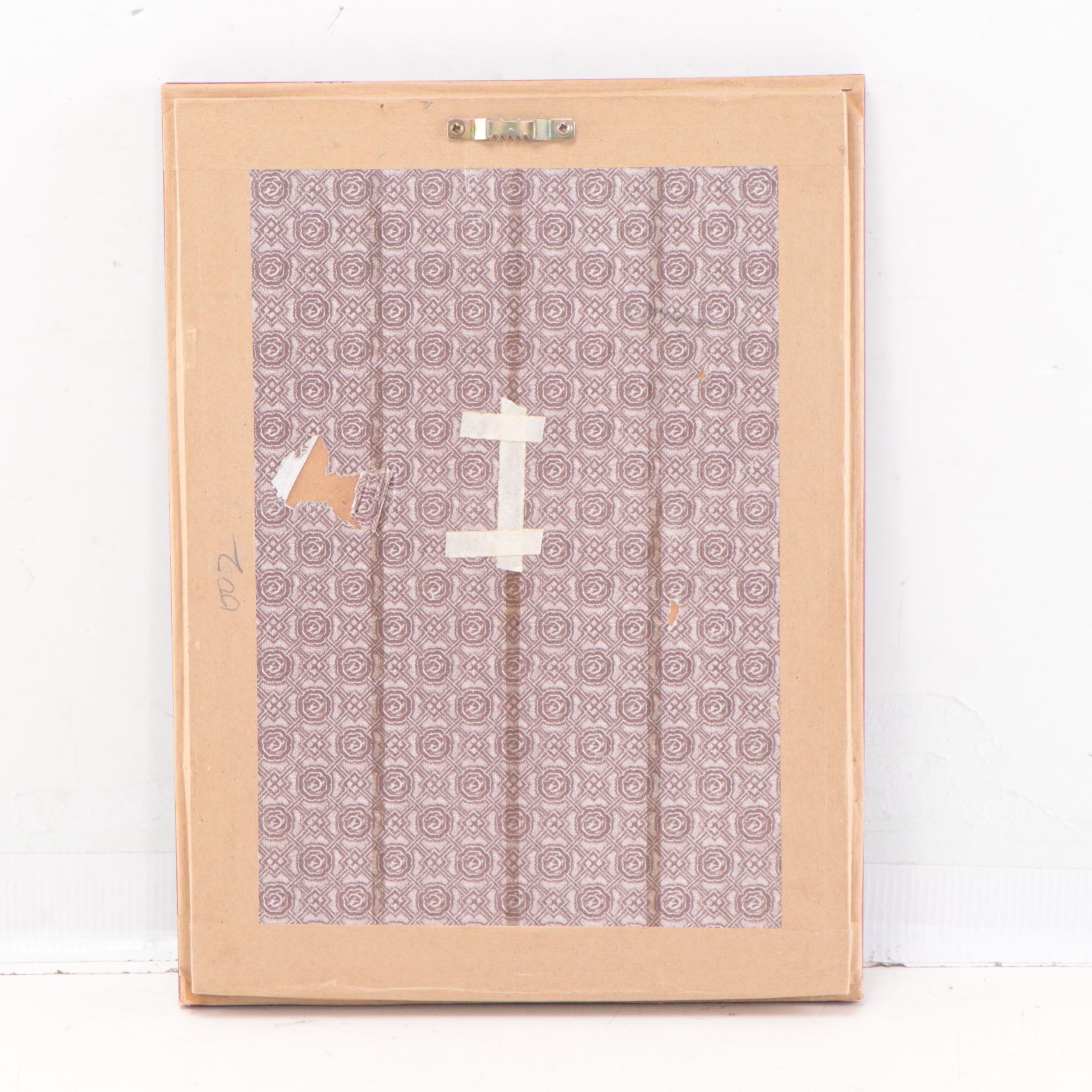 Miao Chinese Silvered Metal Ornament and Embroidery Samples