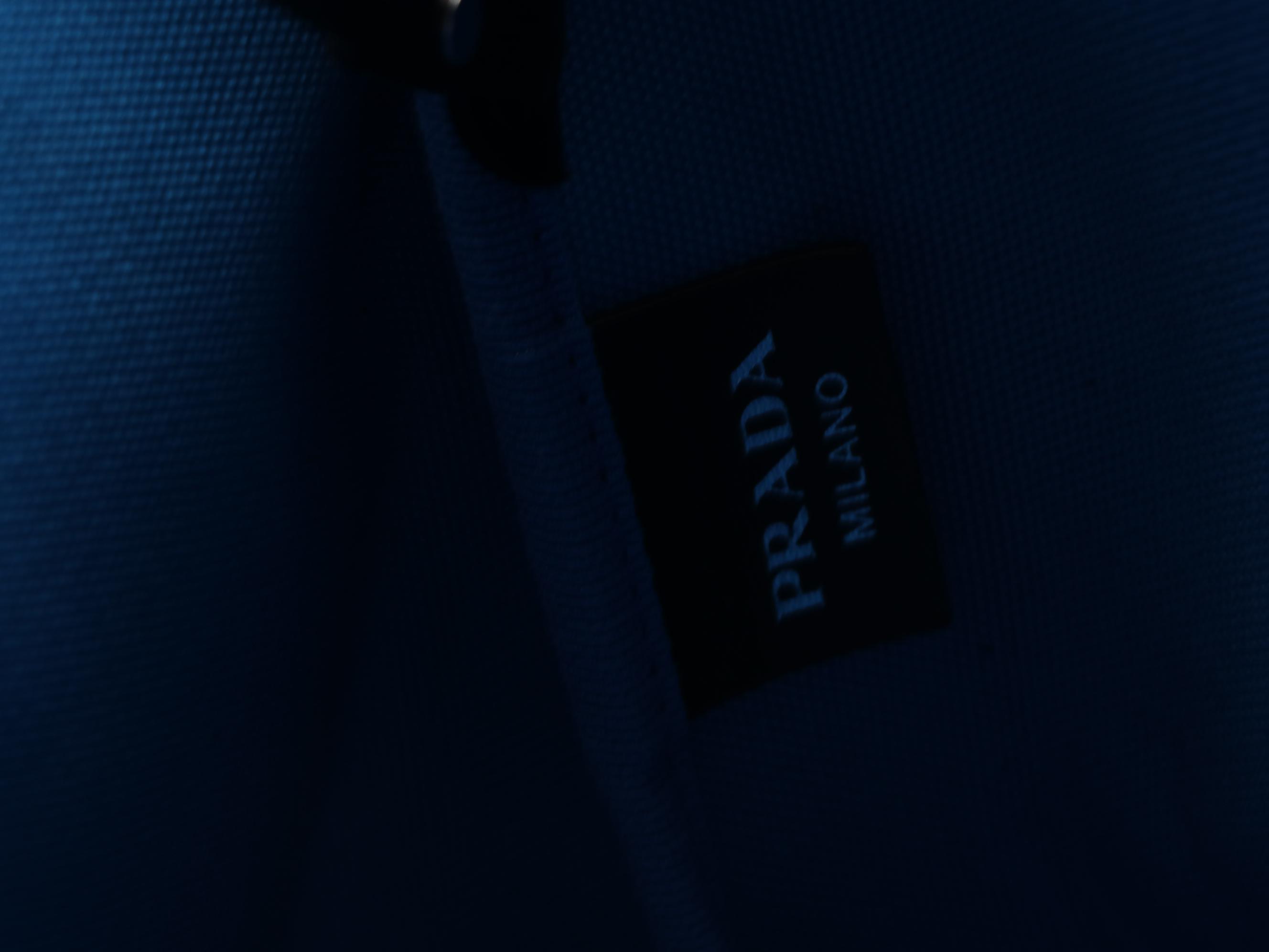 Prada Shopping Tote 1BG221 in Logo Canapa Canvas with Zip Pouch