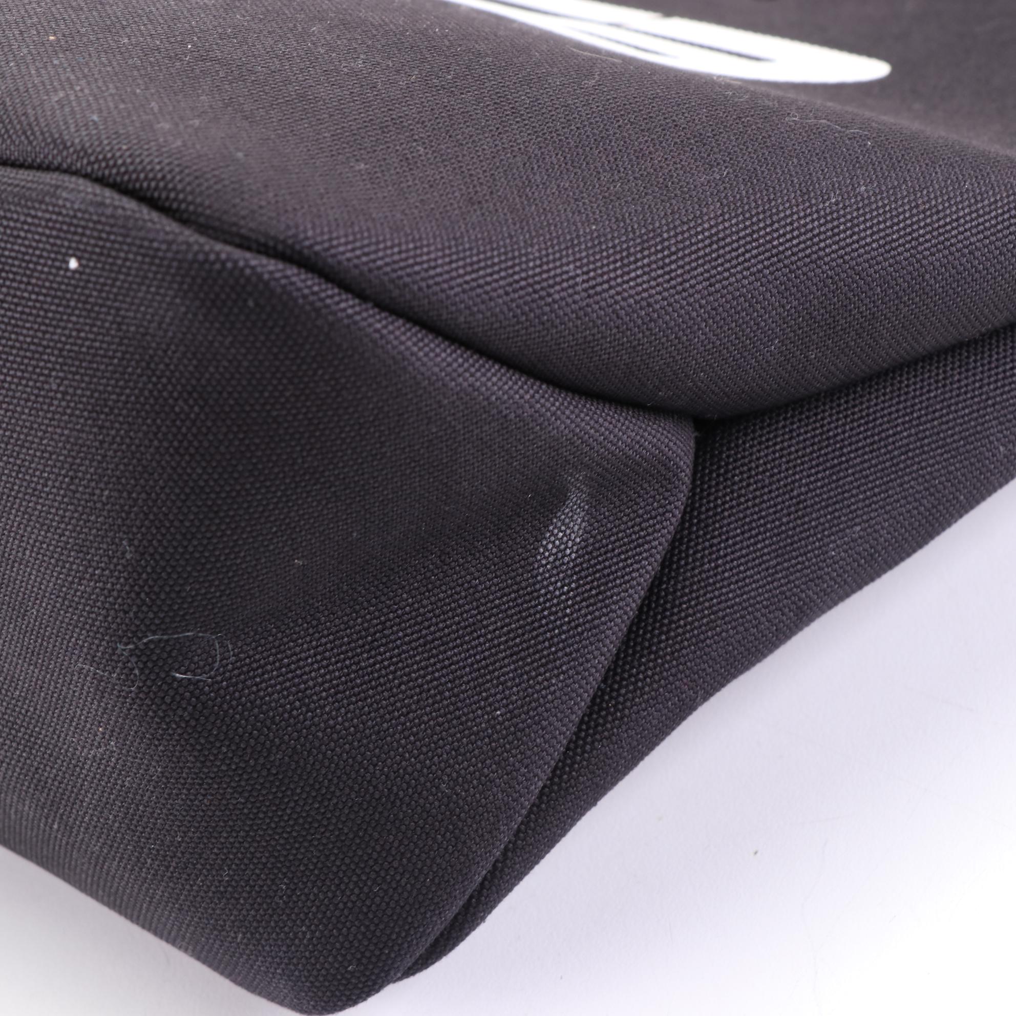 Prada Shopping Tote 1BG221 in Logo Canapa Canvas with Zip Pouch