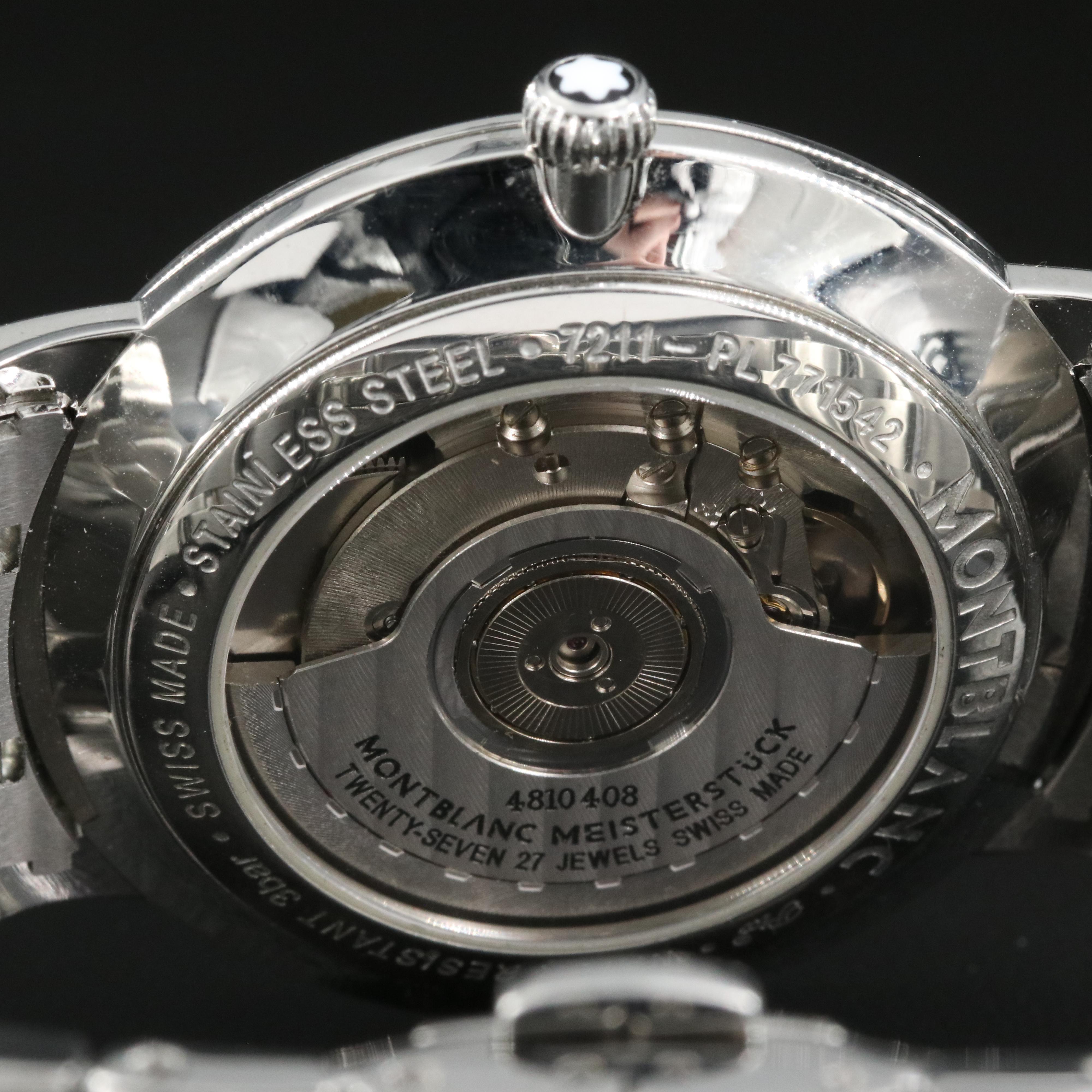 Montblanc Stainless Steel Automatic Watch