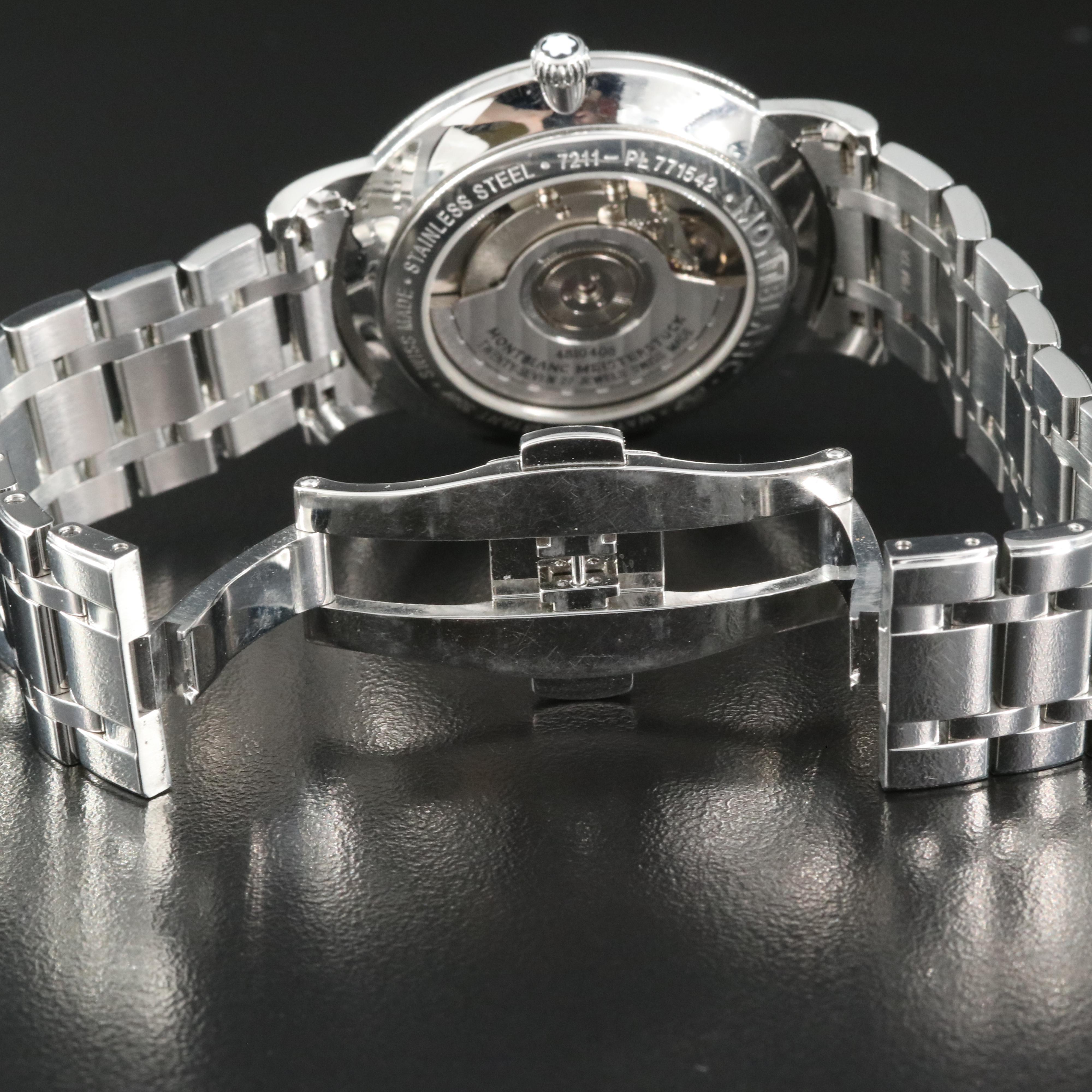 Montblanc Stainless Steel Automatic Watch