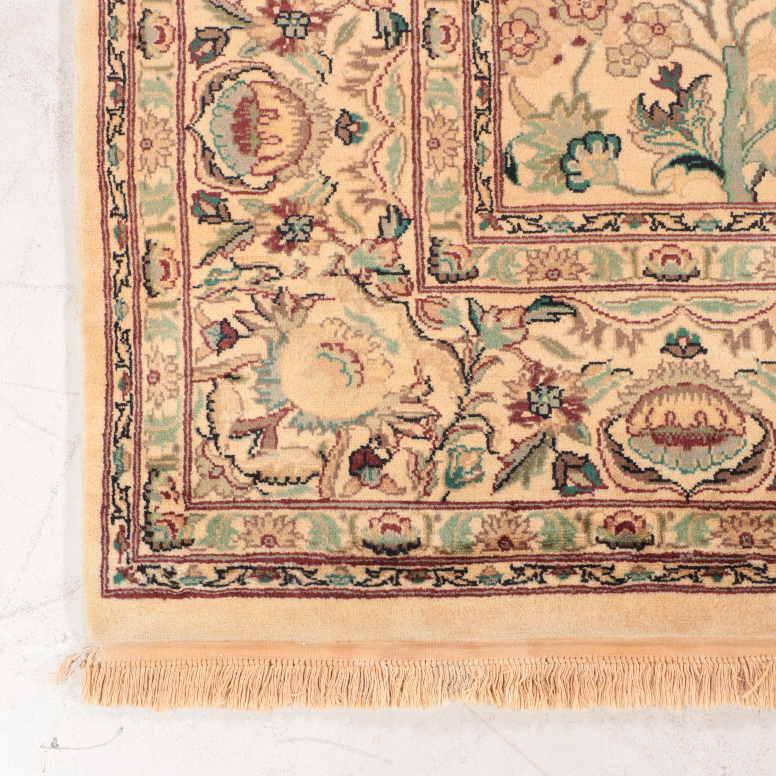 8'2 x 10'8 Hand-Knotted Pakistani-Persian Kerman Area Rug