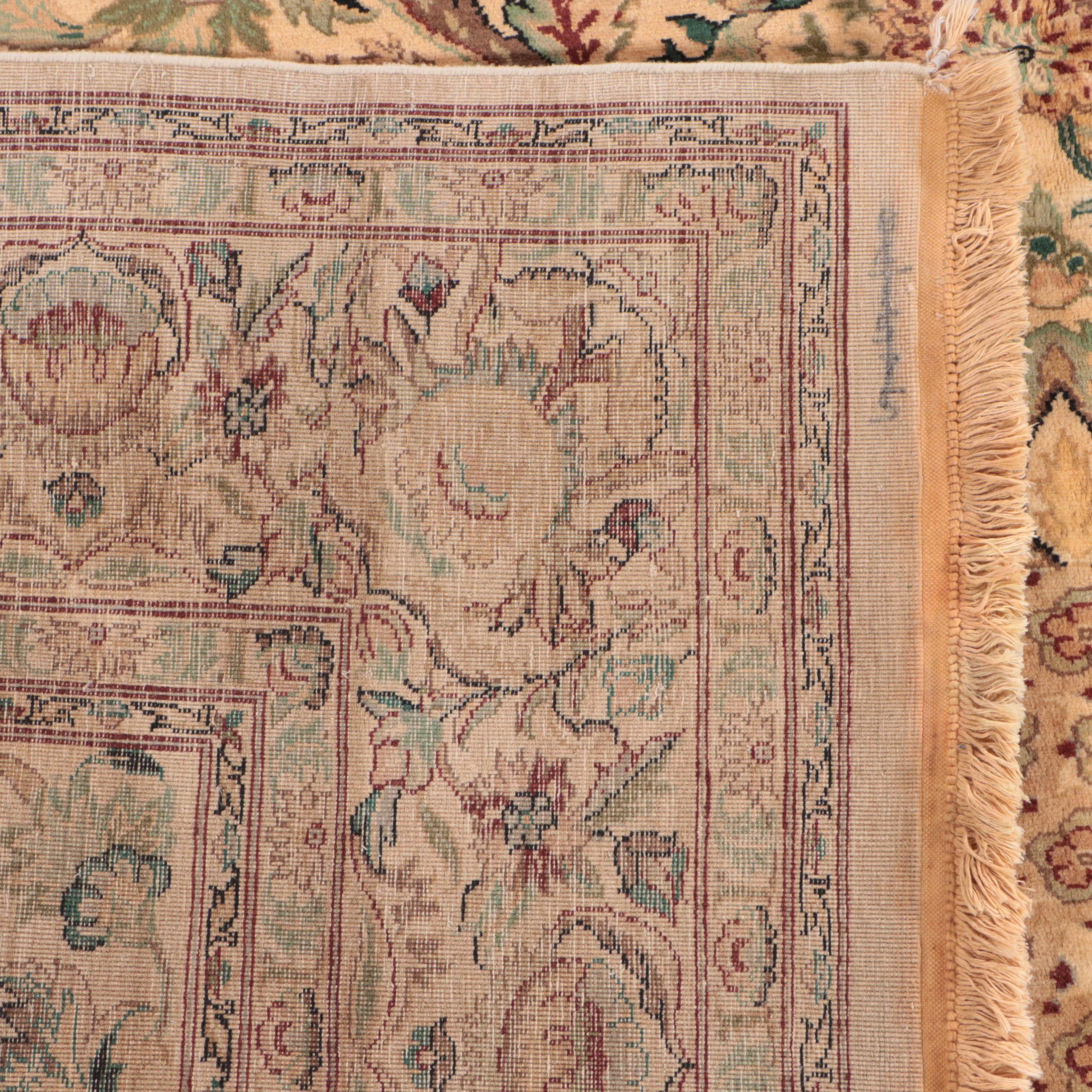 8'2 x 10'8 Hand-Knotted Pakistani-Persian Kerman Area Rug