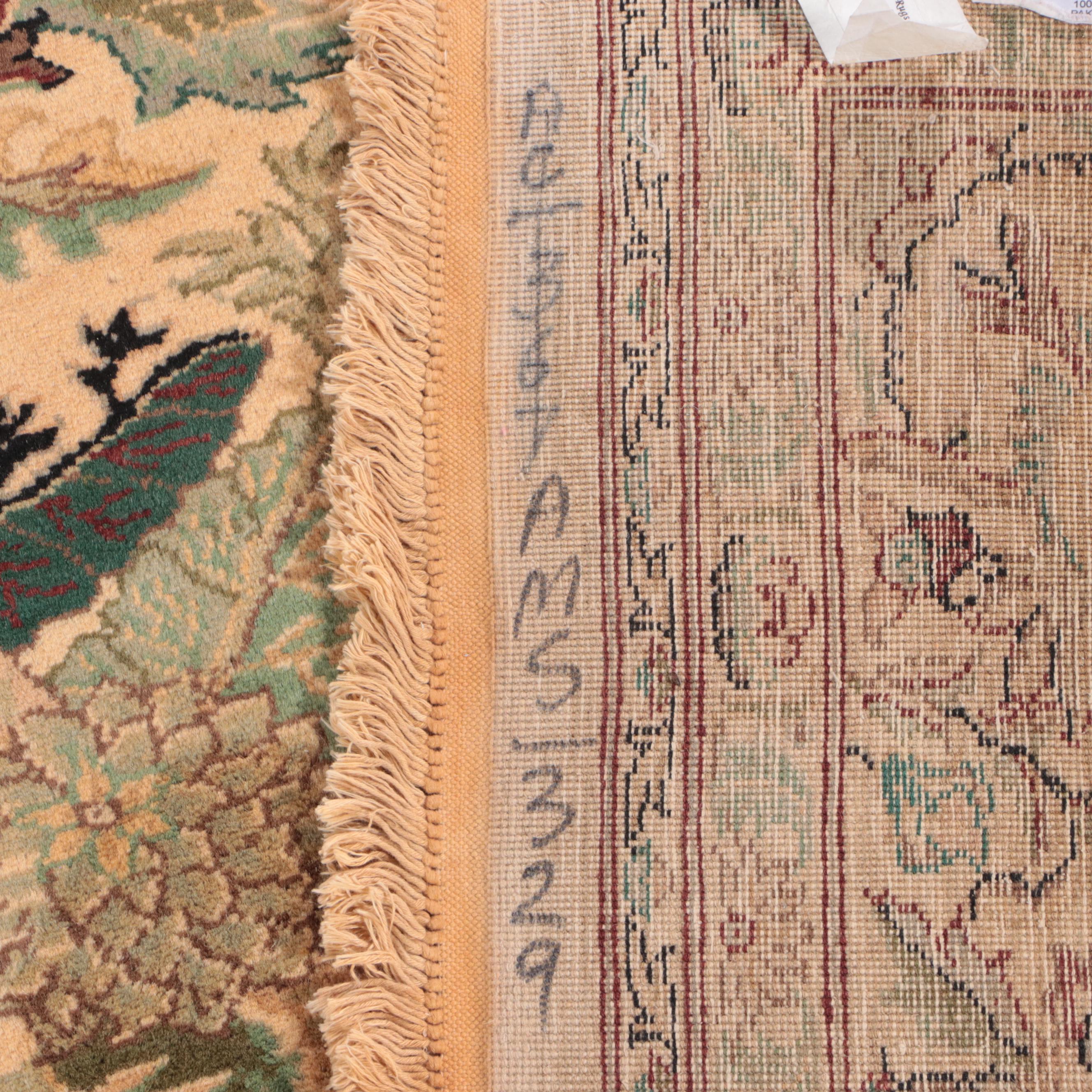 8'2 x 10'8 Hand-Knotted Pakistani-Persian Kerman Area Rug