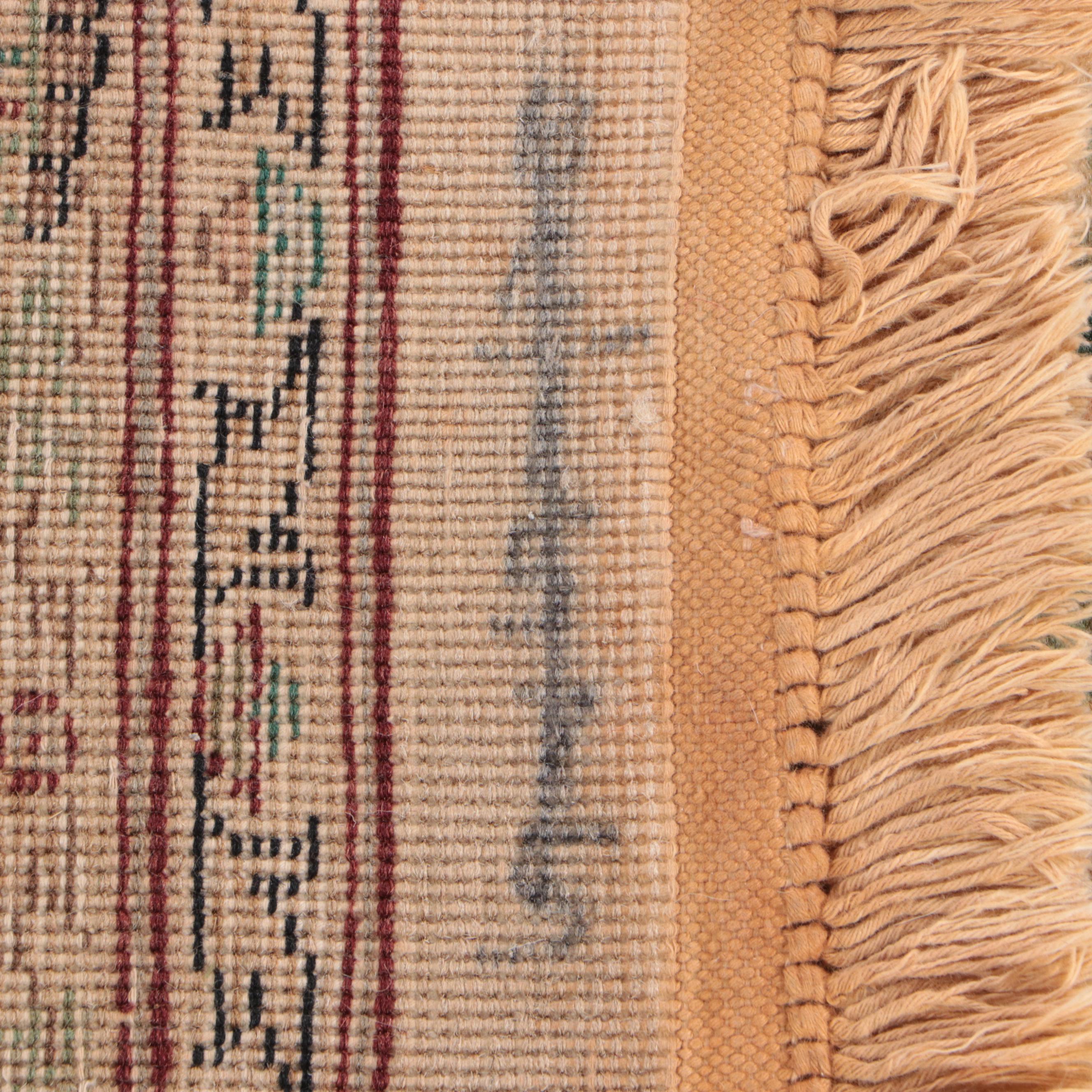 8'2 x 10'8 Hand-Knotted Pakistani-Persian Kerman Area Rug