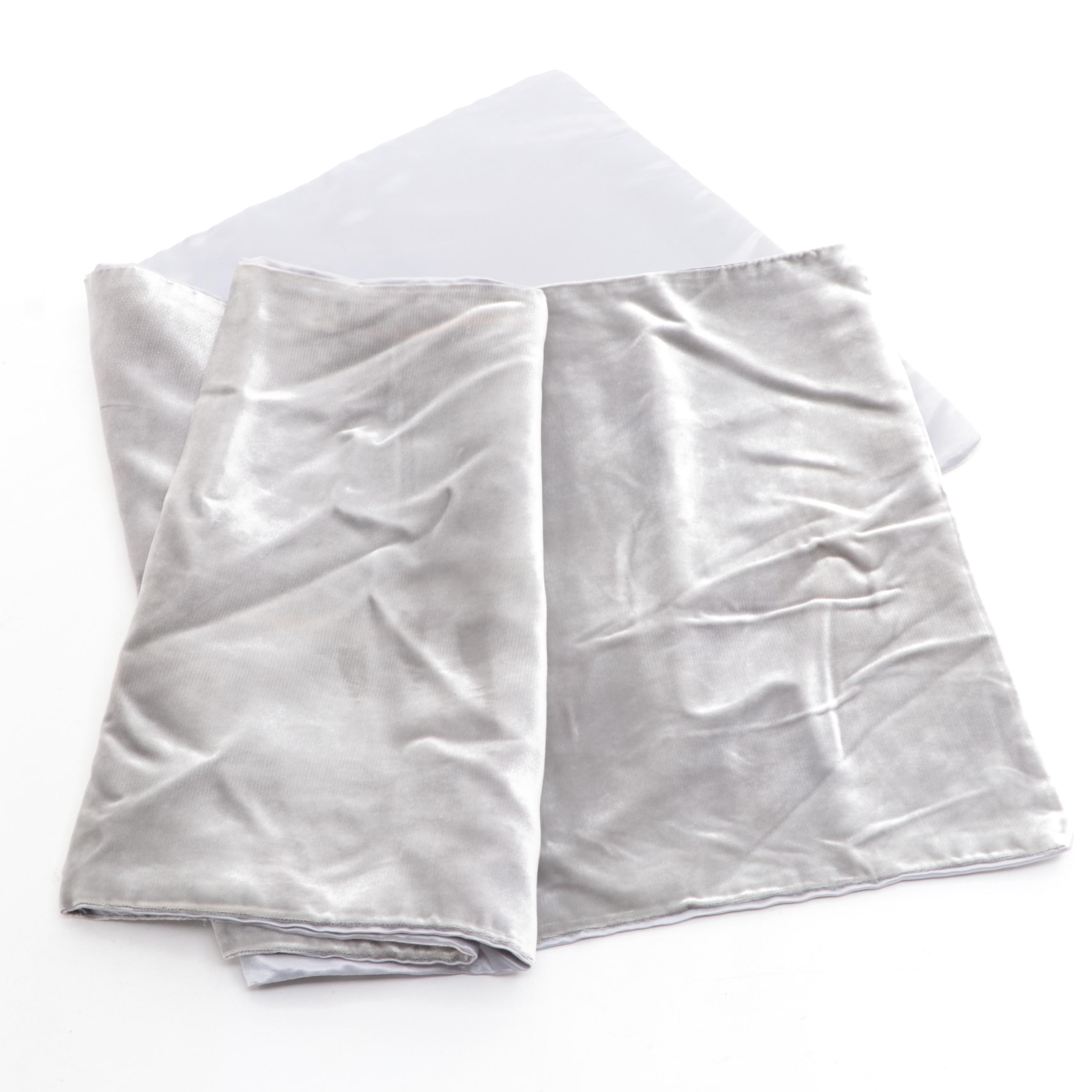 Marla Wynne Wool Printed Scarf with Other Scarves