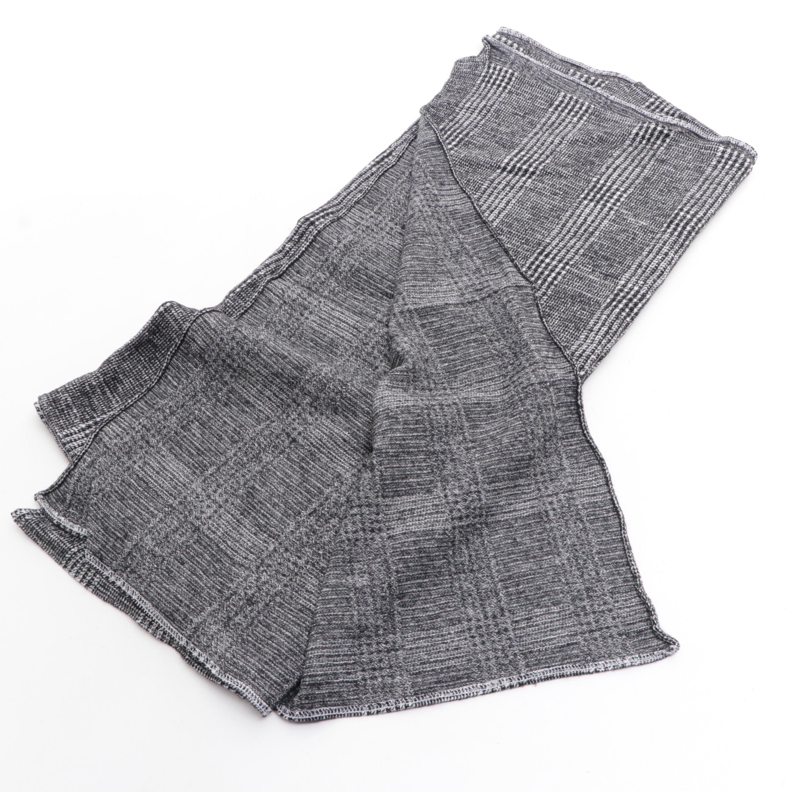 Marla Wynne Wool Printed Scarf with Other Scarves