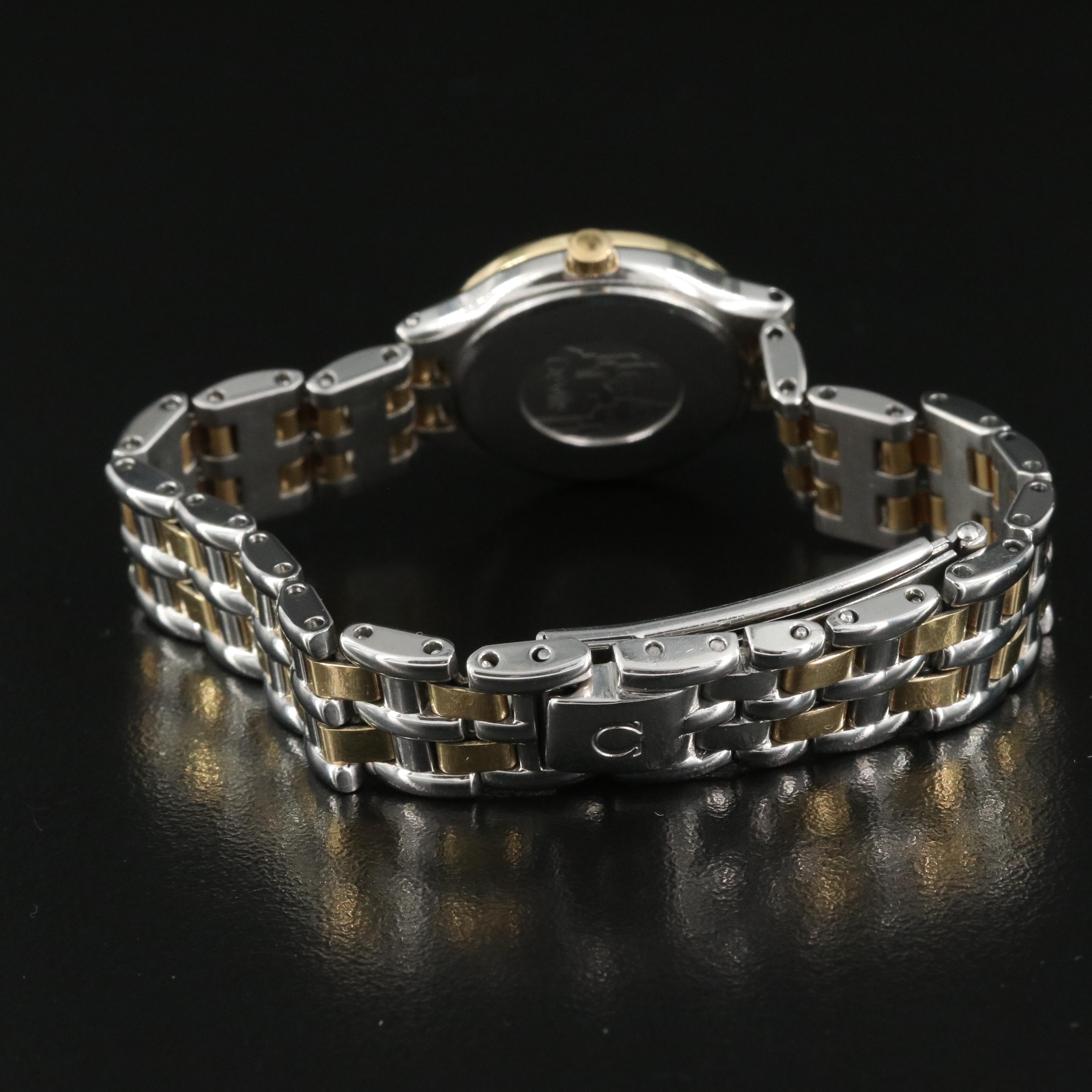 Omega DeVille 18K and Stainless Steel Diamond Watch