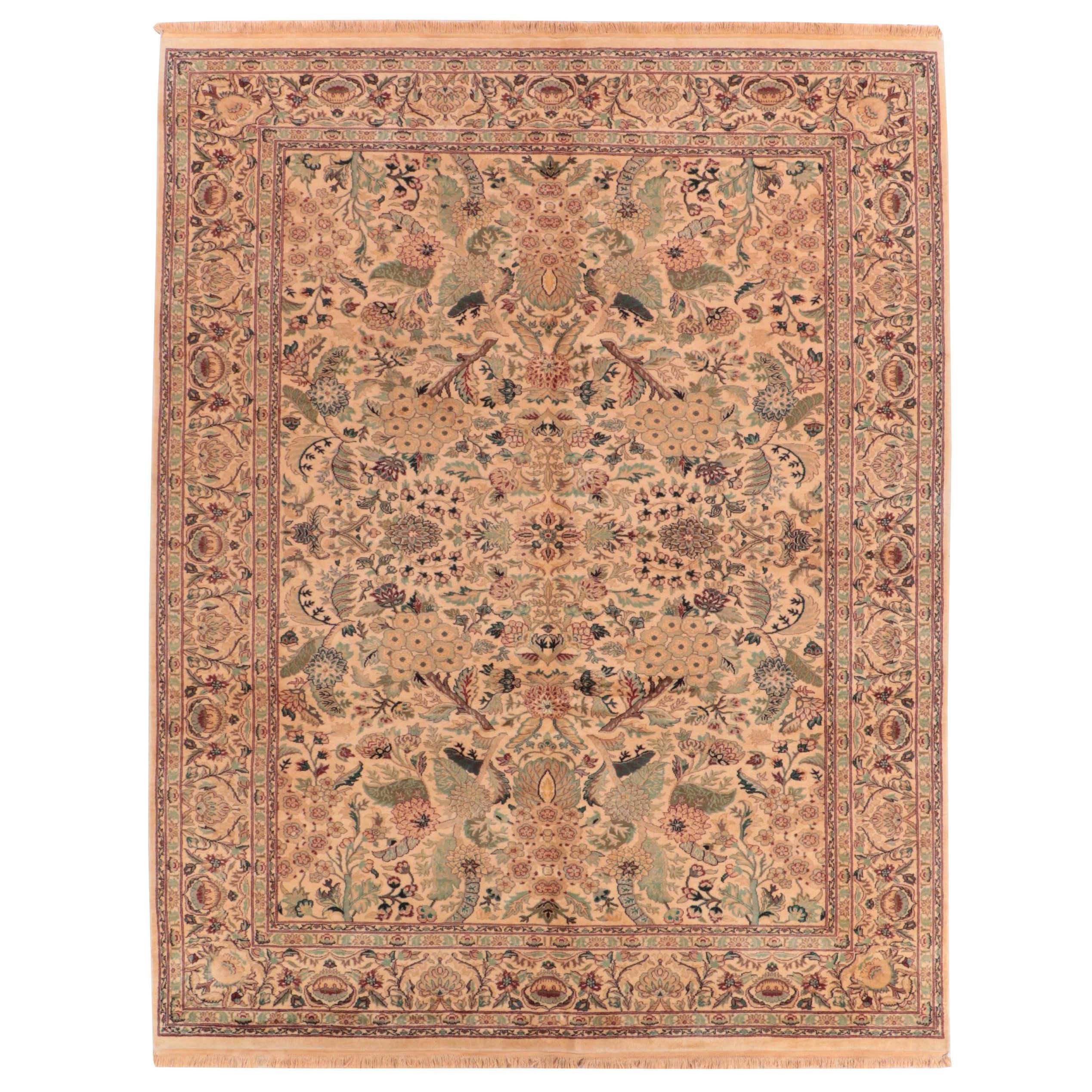 8'2 x 10'8 Hand-Knotted Pakistani-Persian Kerman Area Rug