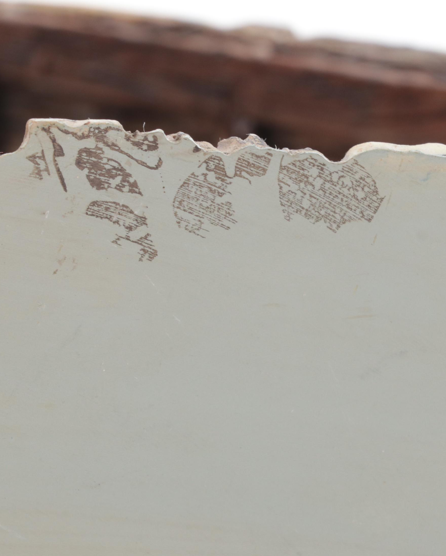 Mexican Ceramic Nativity Figurines with Resin Backdrop