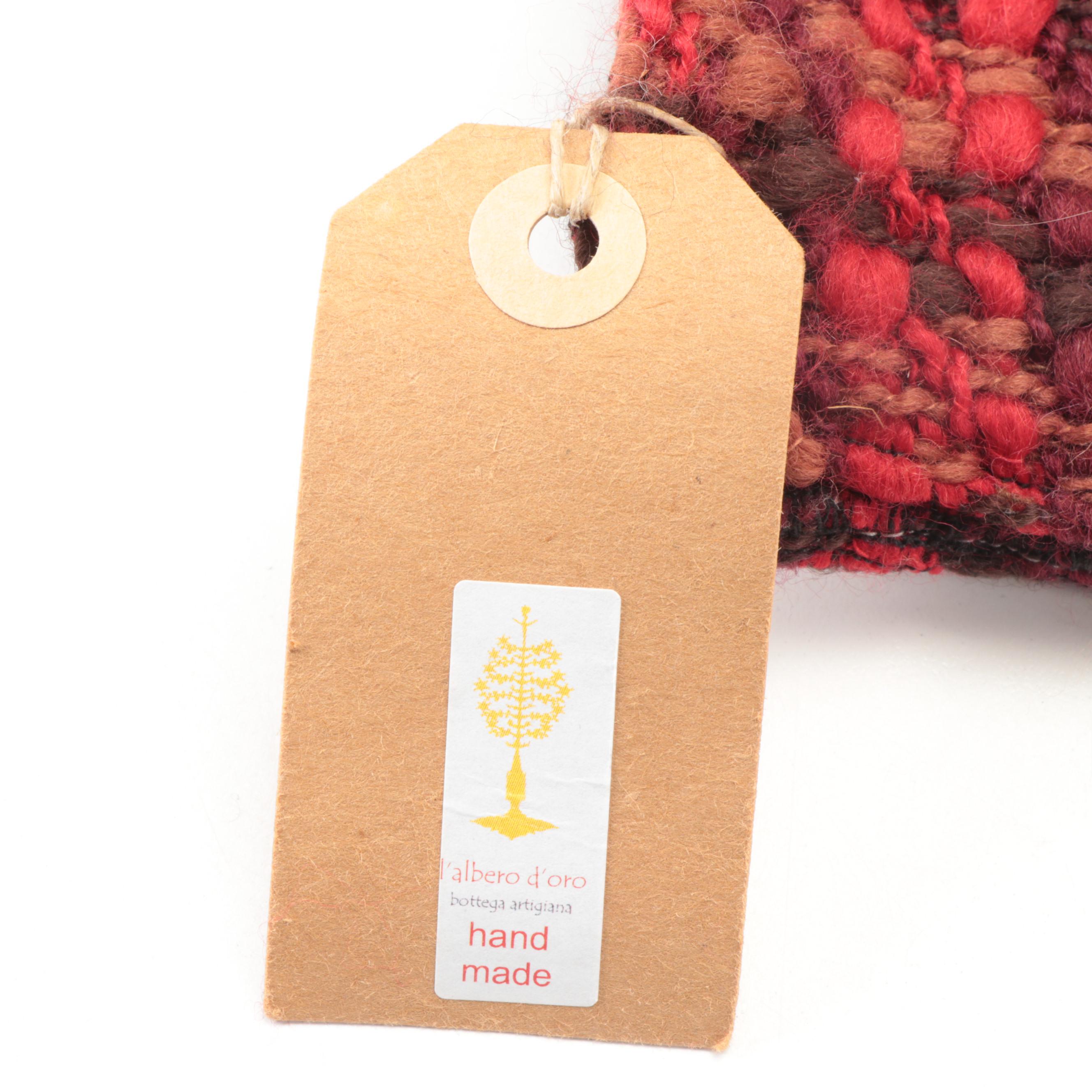 L'albero D'oro Wool Tweed Scarf with Other Scarfs