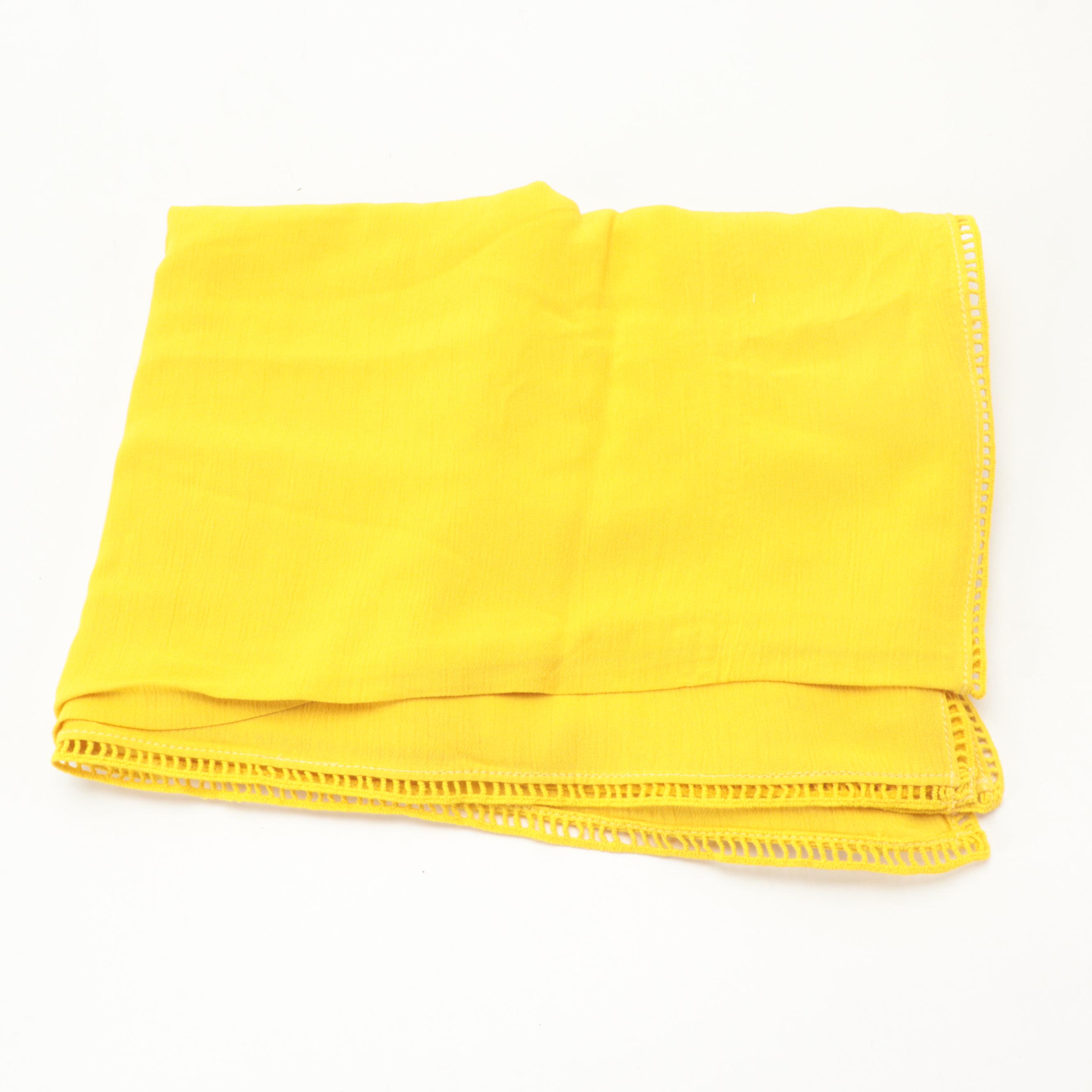 L'albero D'oro Wool Tweed Scarf with Other Scarfs