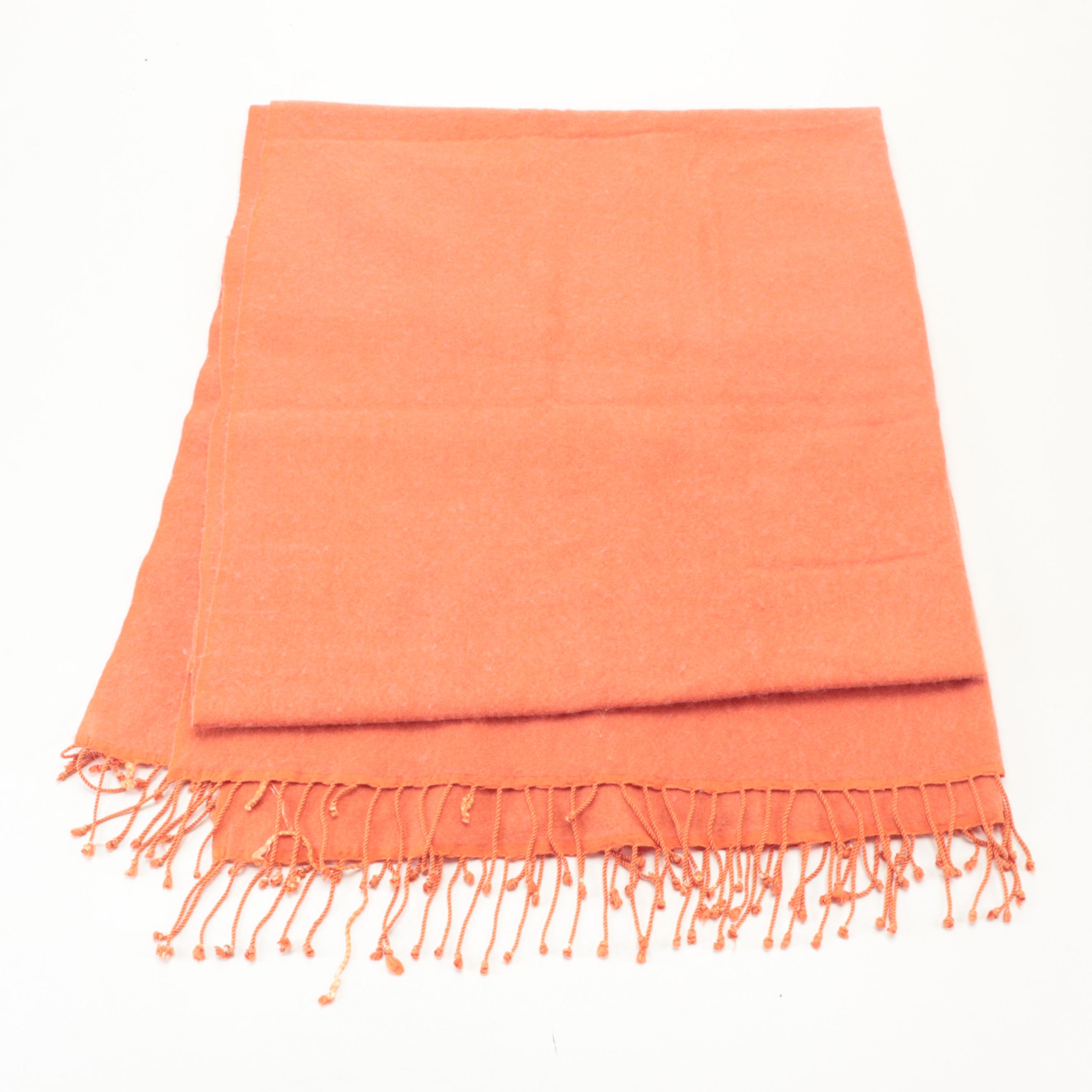 L'albero D'oro Wool Tweed Scarf with Other Scarfs