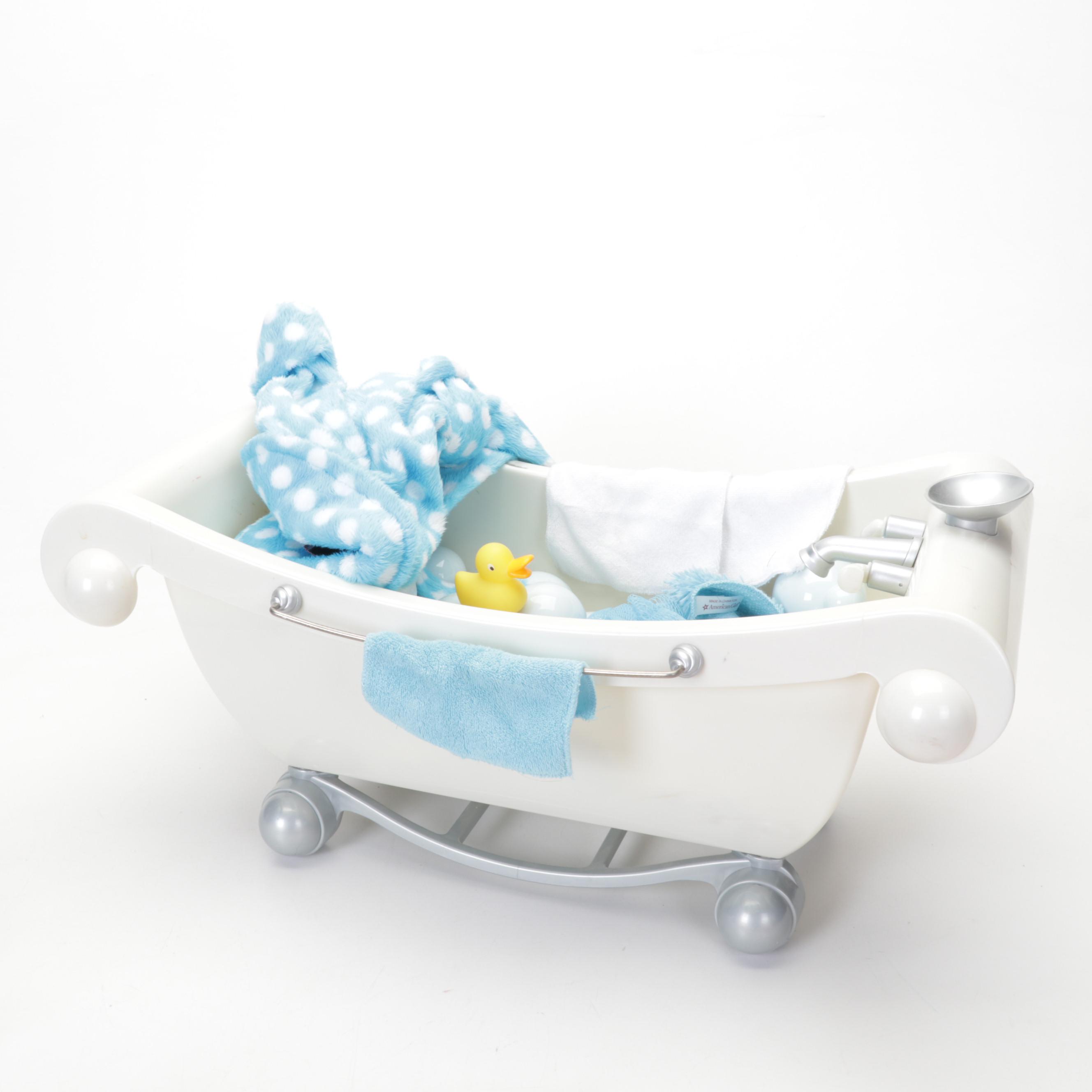 American Girl "Kit" Doll with Bathtub, Clothing, and More Accessories