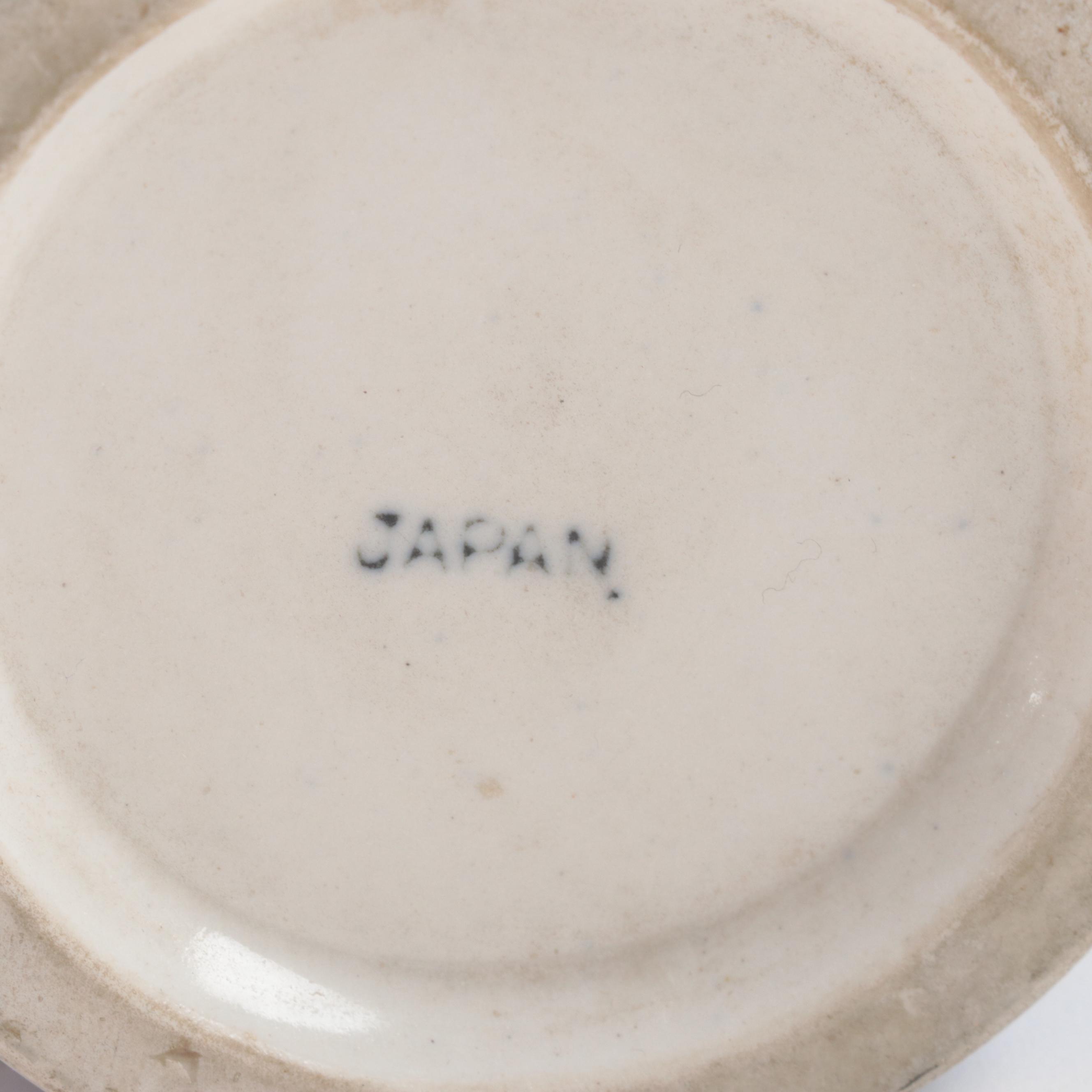 Allertons with Other "Blue Willow" Earthenware Serving Bowl and Mugs