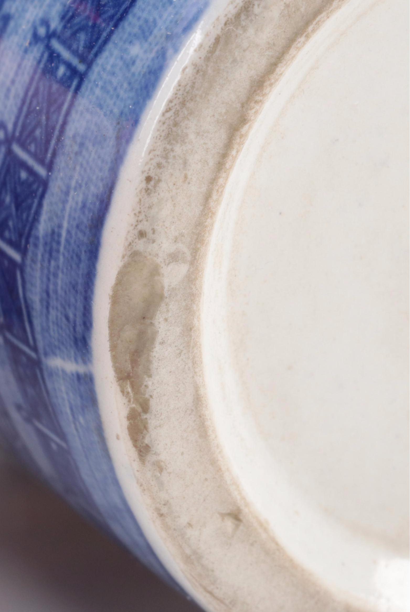 Allertons with Other "Blue Willow" Earthenware Serving Bowl and Mugs