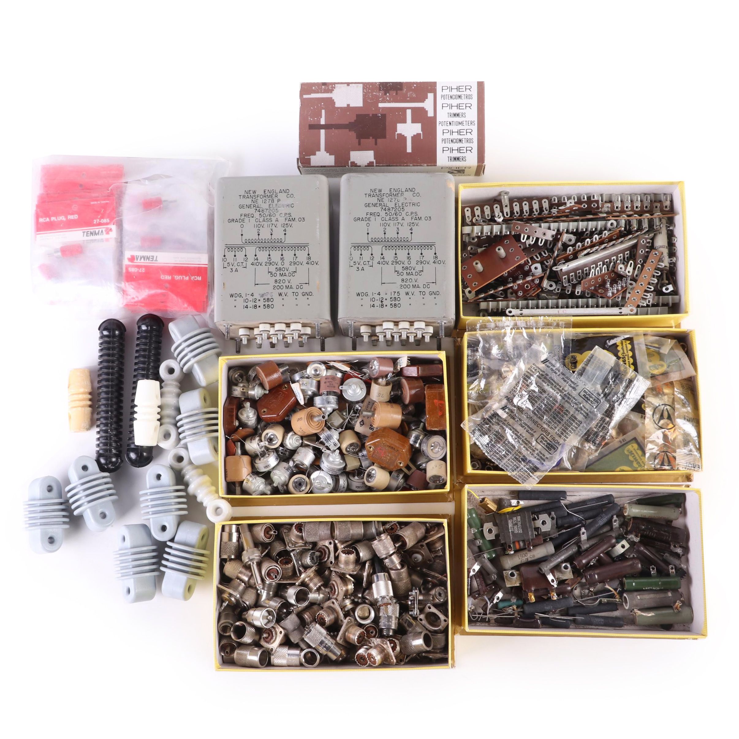 Electronic Components Including New England Transformer Co. Transformers