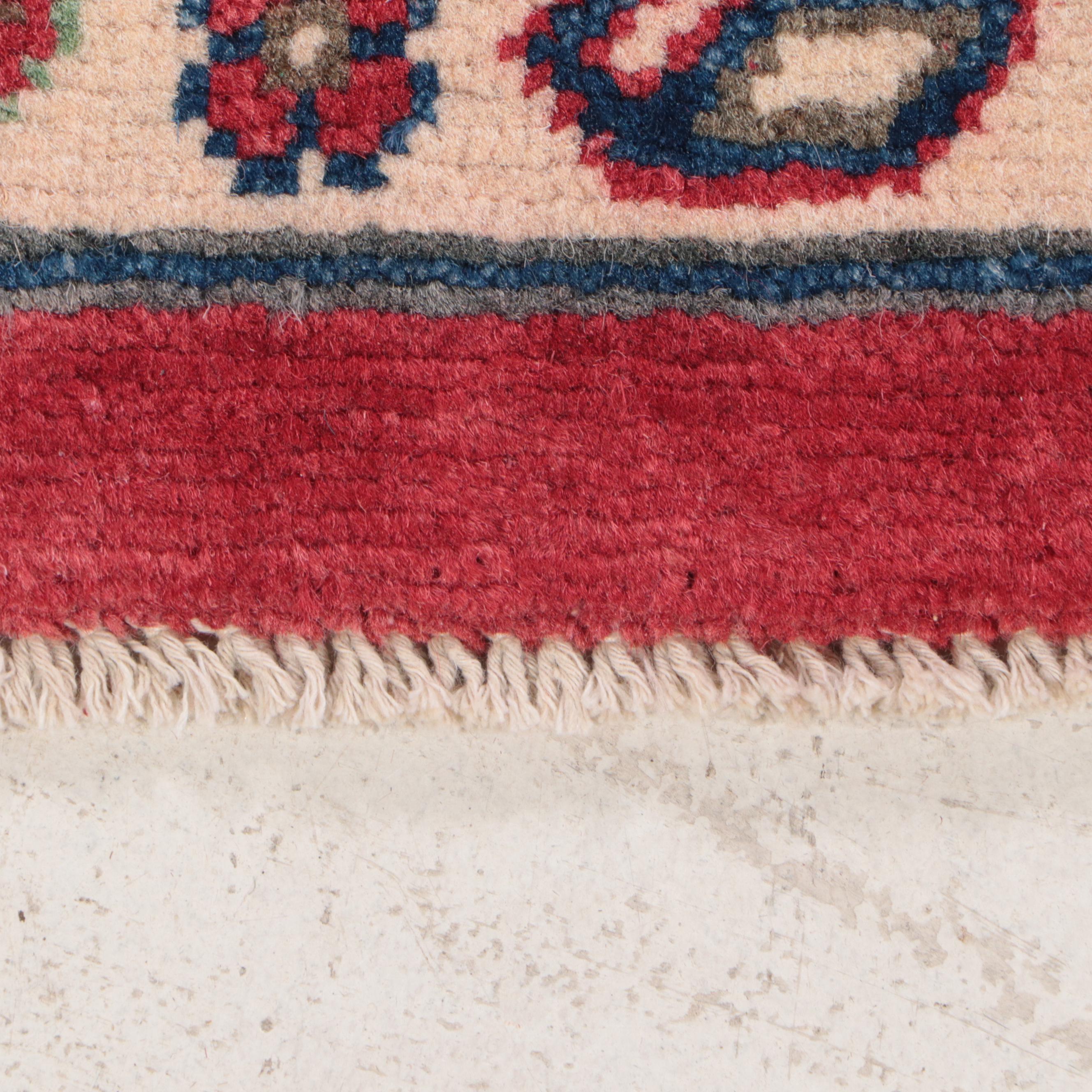 7'10 x 10' Hand-Knotted Afghan Kazak-Style Area Rug