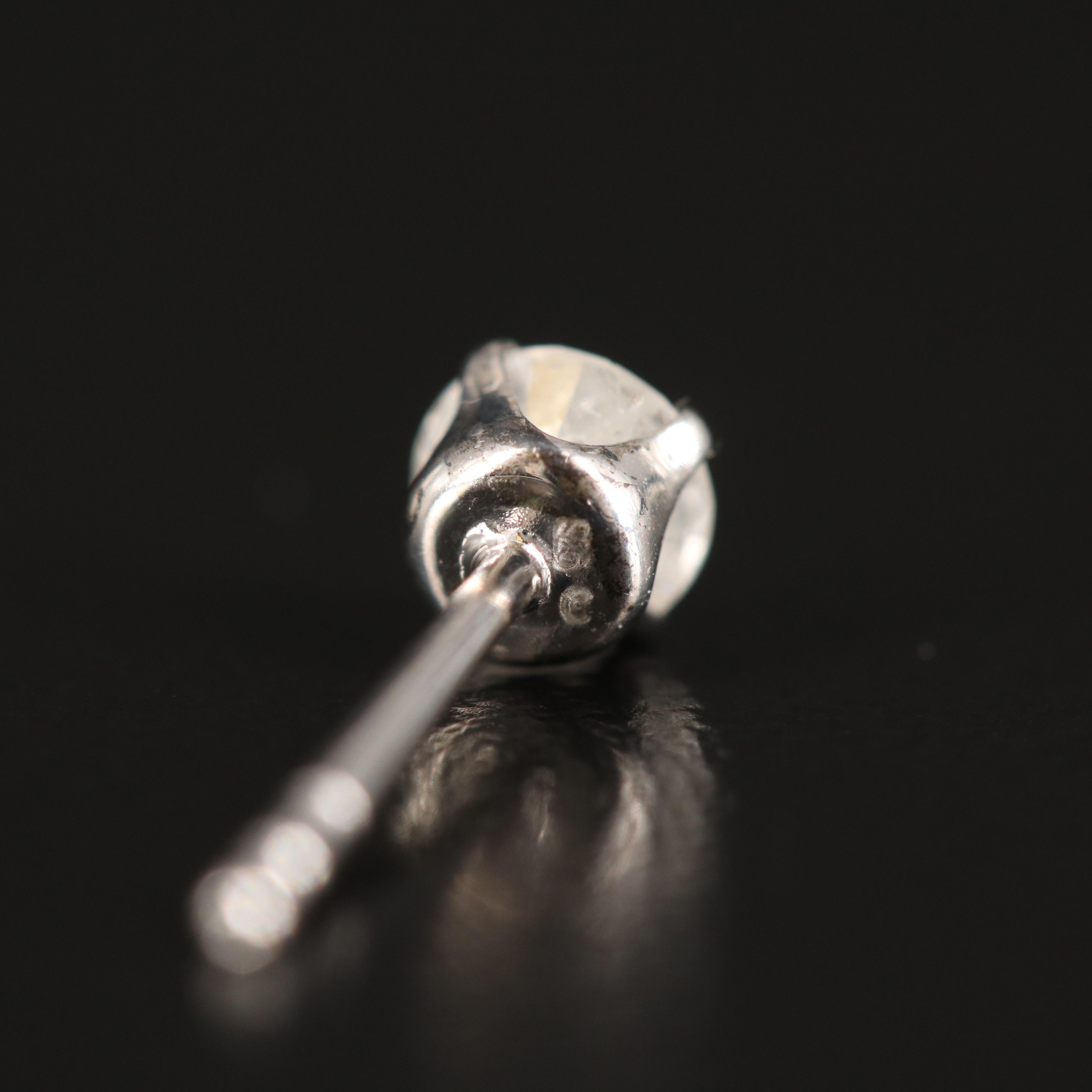 Diamond Stud Earrings in Sterling