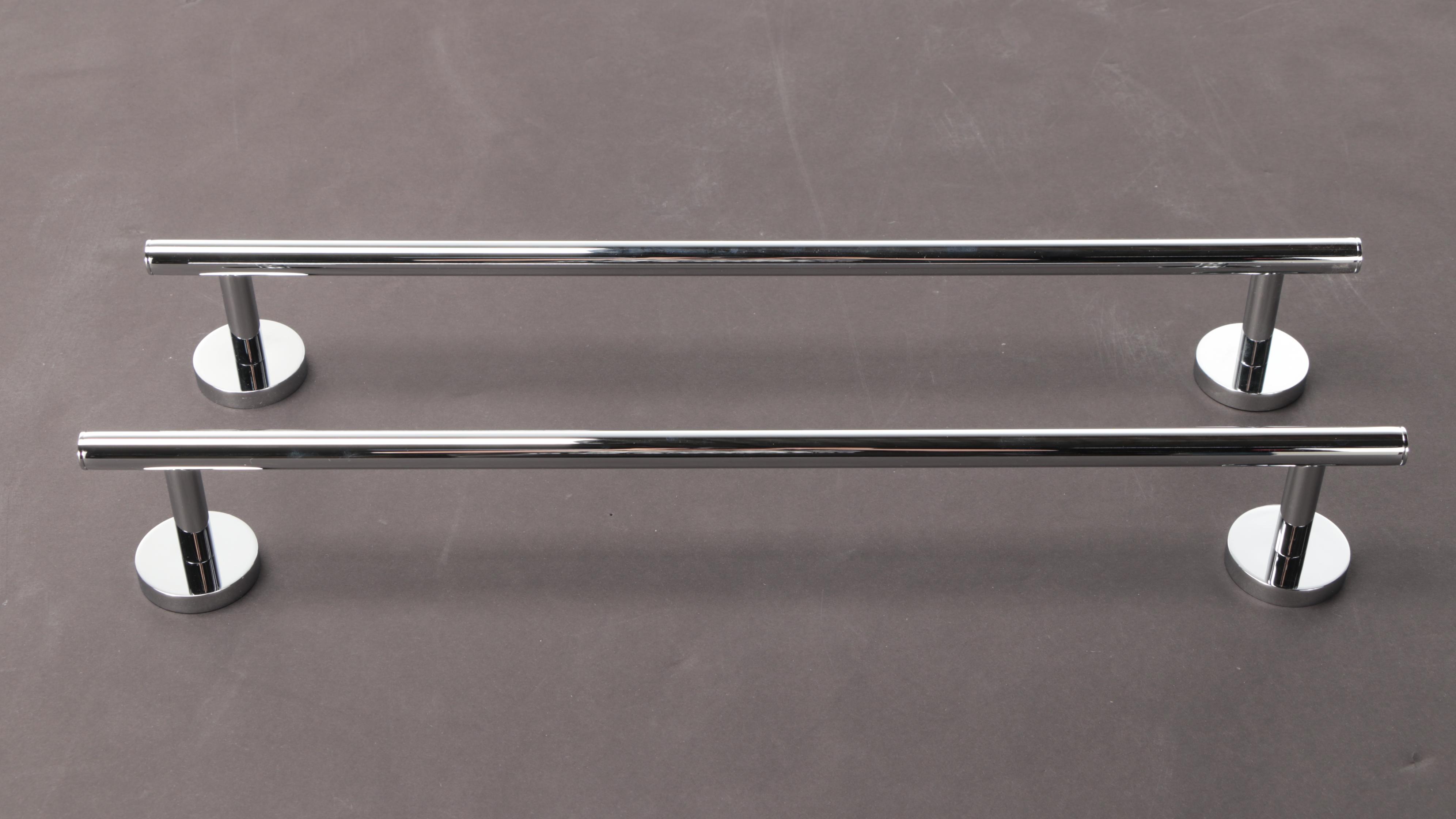 18" Towel Bars in Chrome Finish
