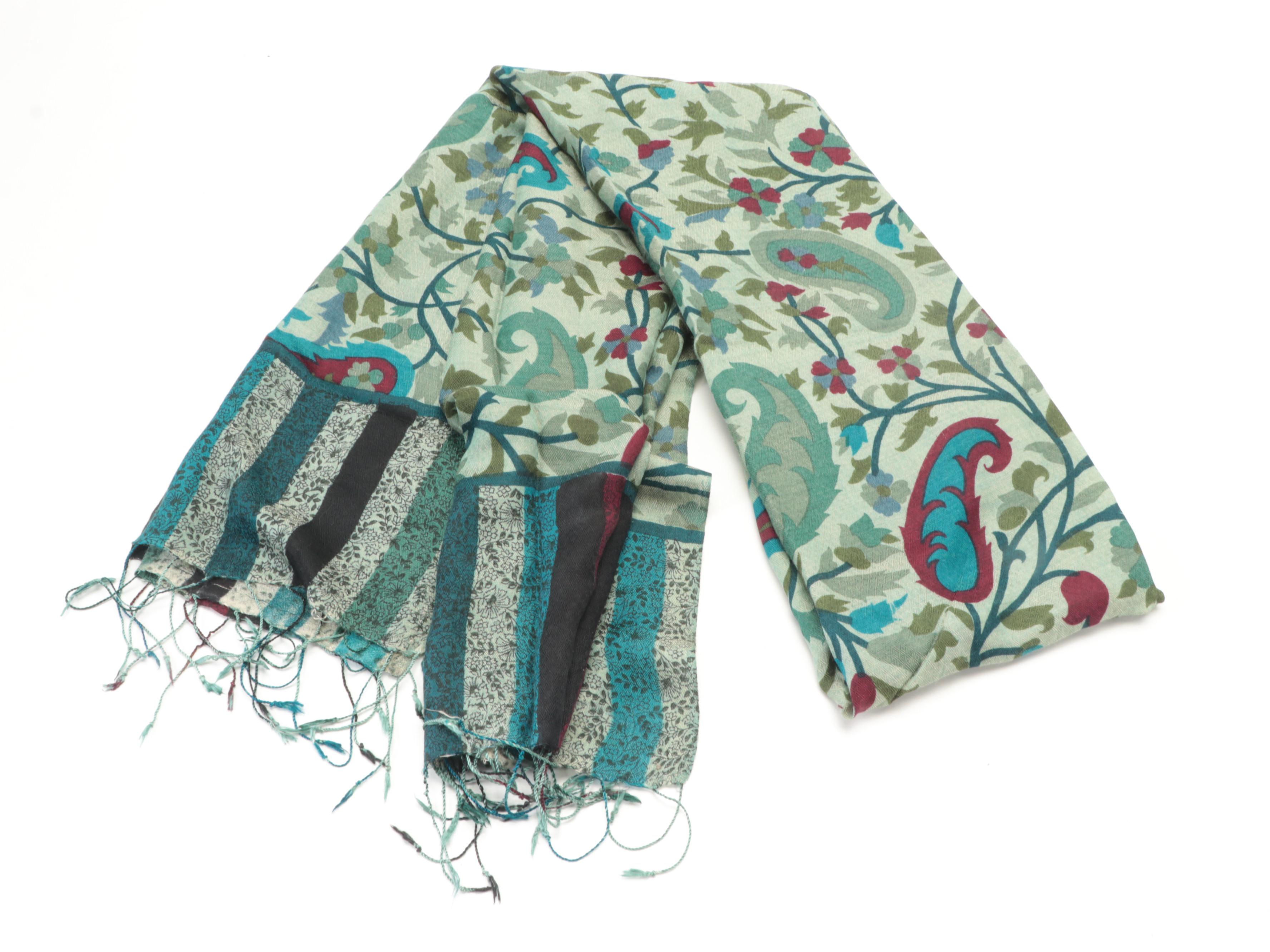 Silk and Other Fringe Sheer Scarves