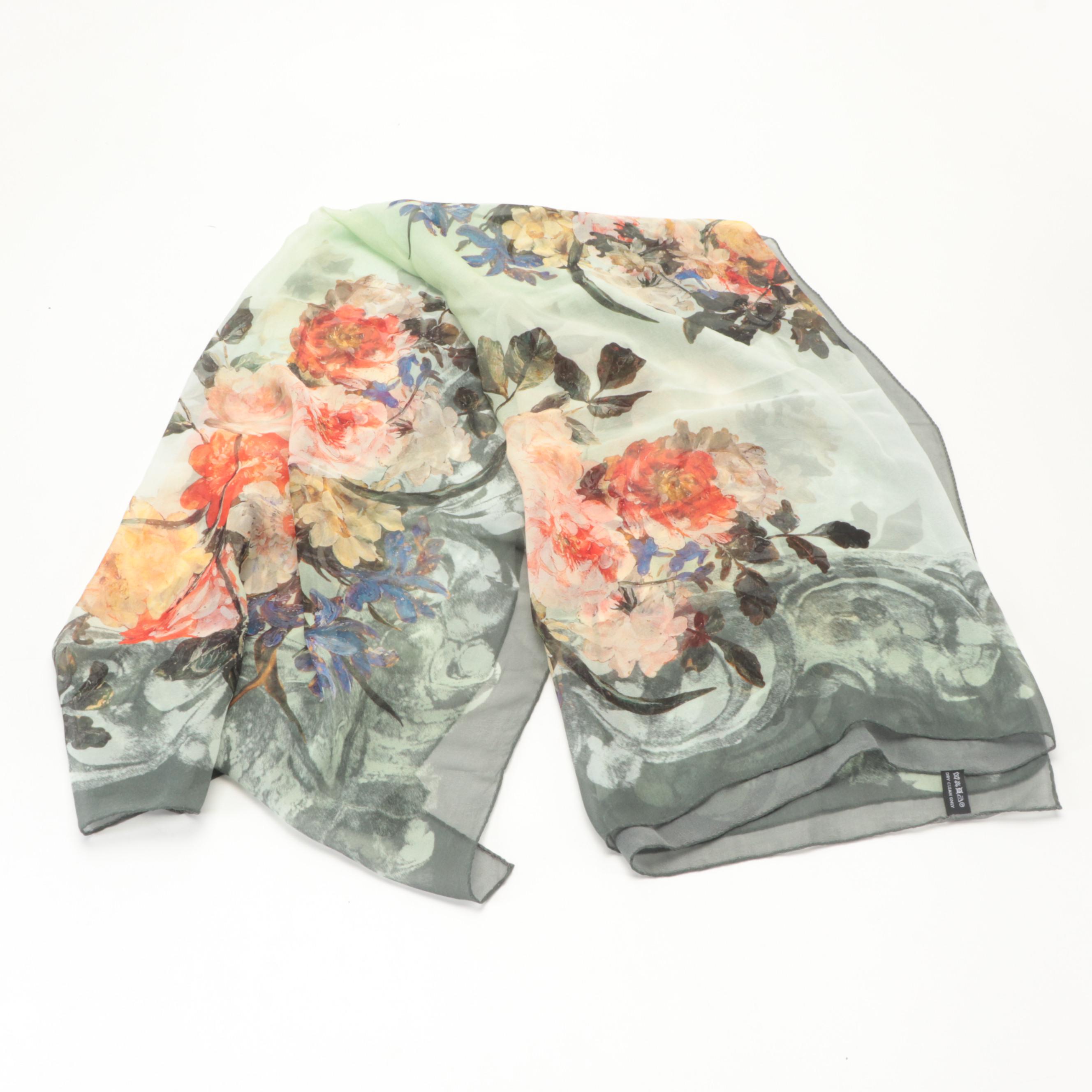 Silk and Other Fringe Sheer Scarves