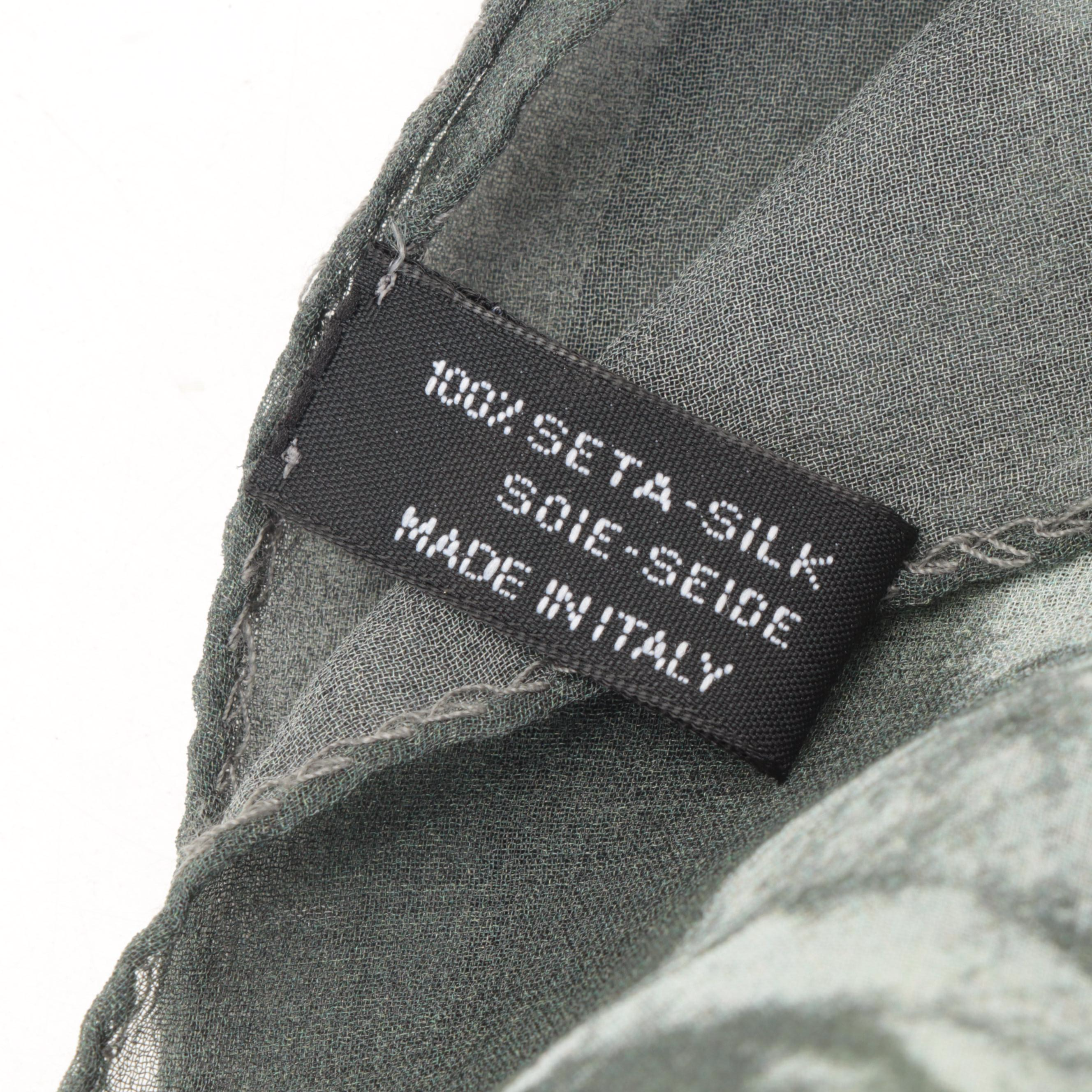 Silk and Other Fringe Sheer Scarves