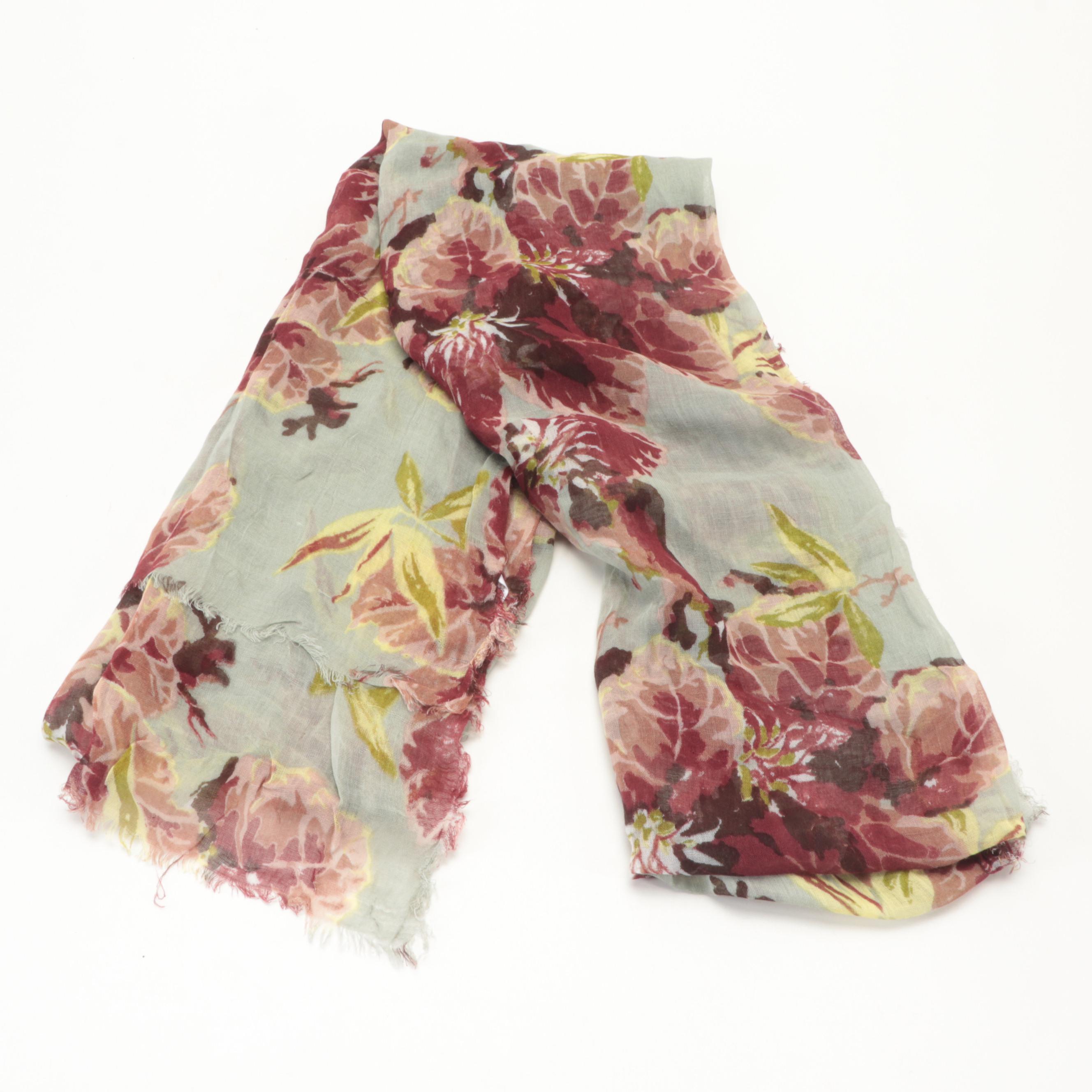 Silk and Other Fringe Sheer Scarves