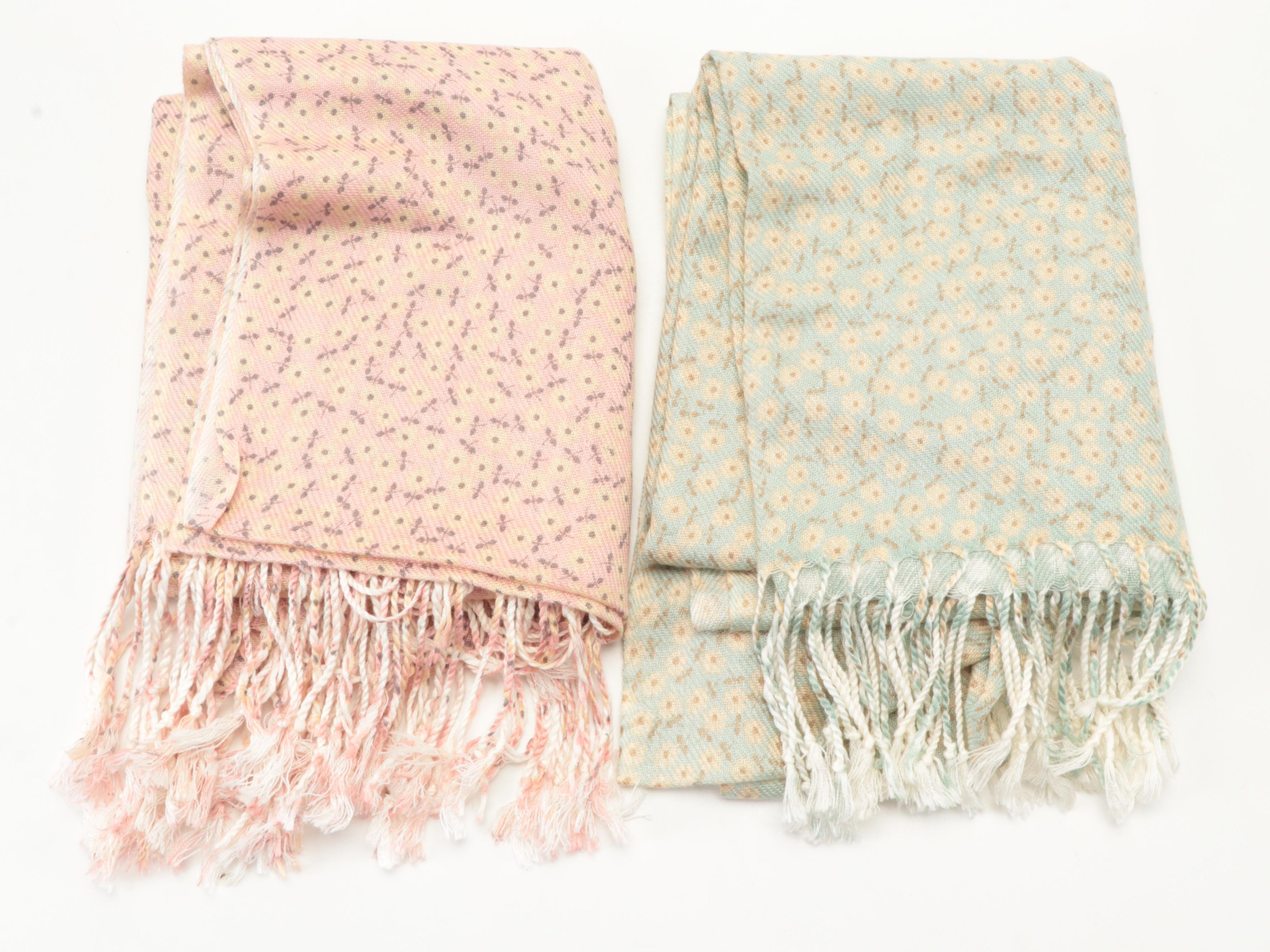 Silk and Other Fringe Sheer Scarves
