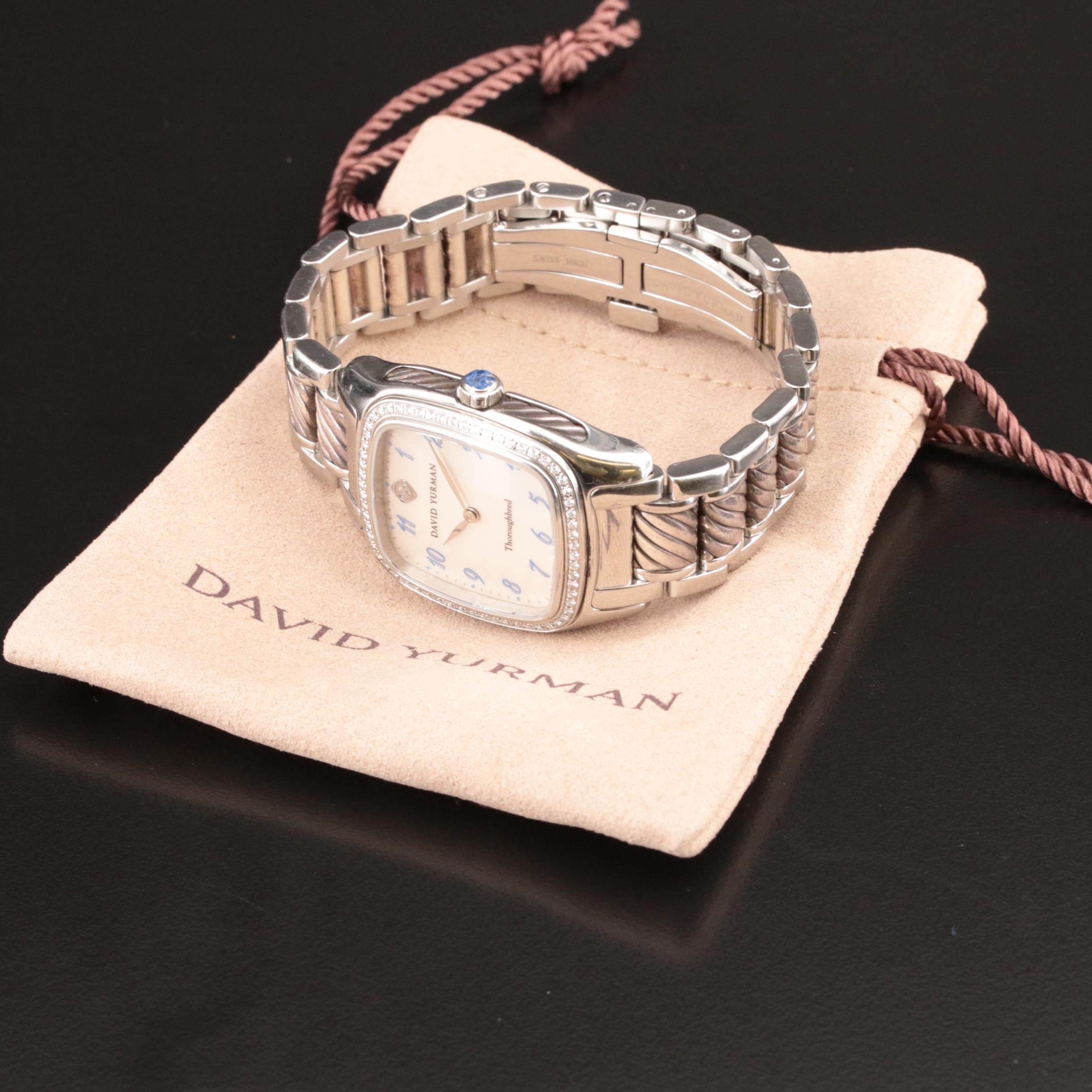 David Yurman Thoroughbred Diamond Watch