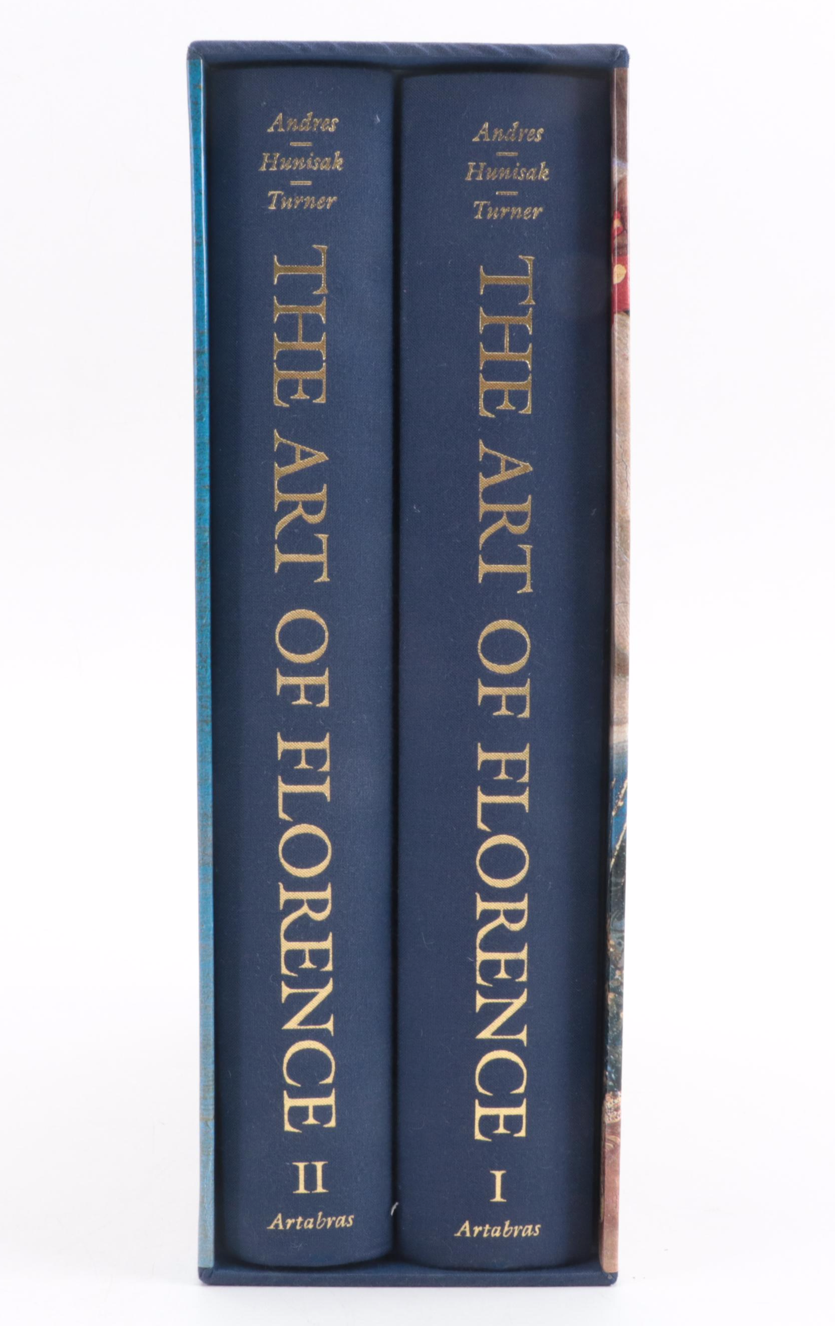 First Edition Thus "The Art of Florence" Two Volume Set by Glenn Andres