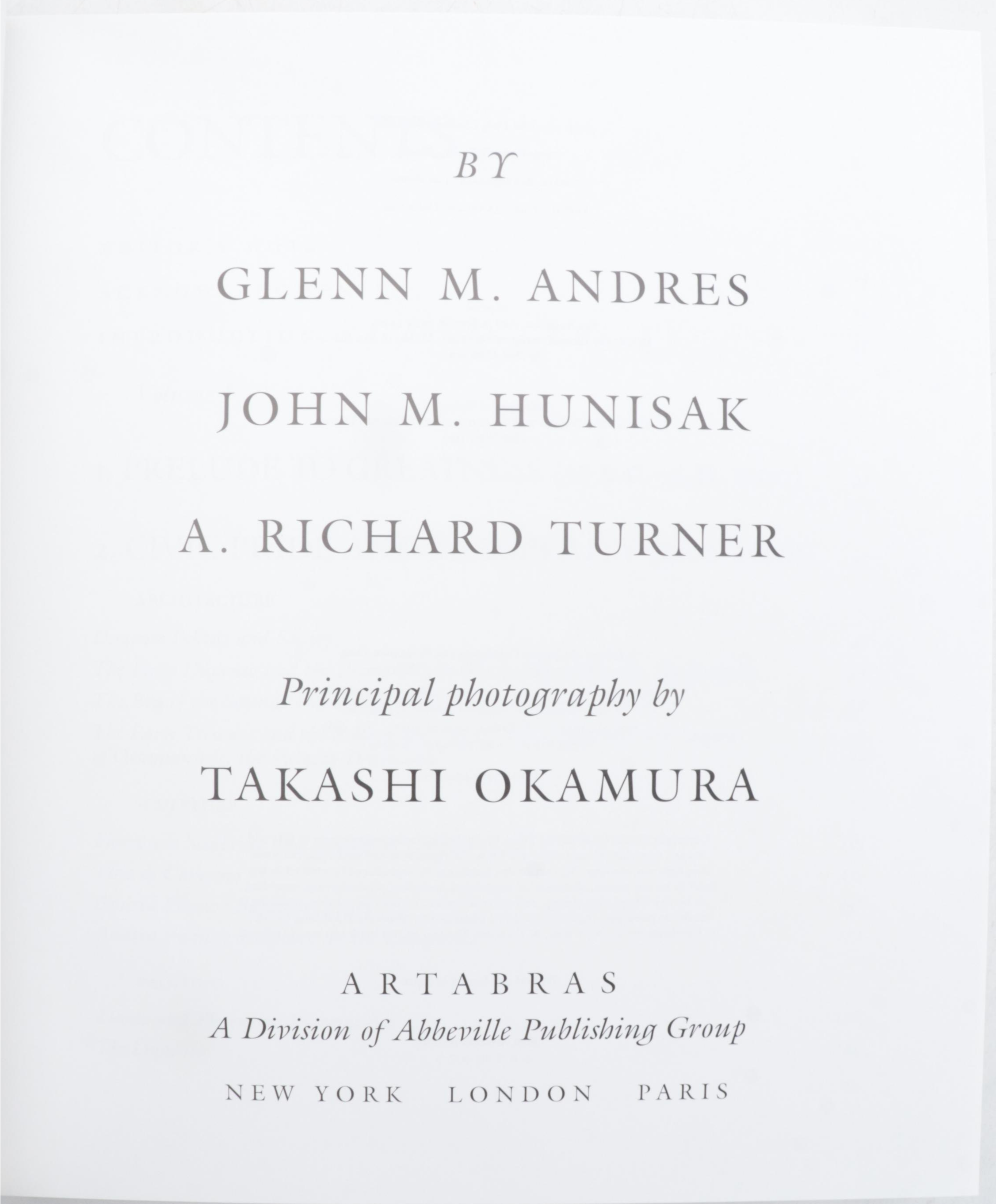 First Edition Thus "The Art of Florence" Two Volume Set by Glenn Andres