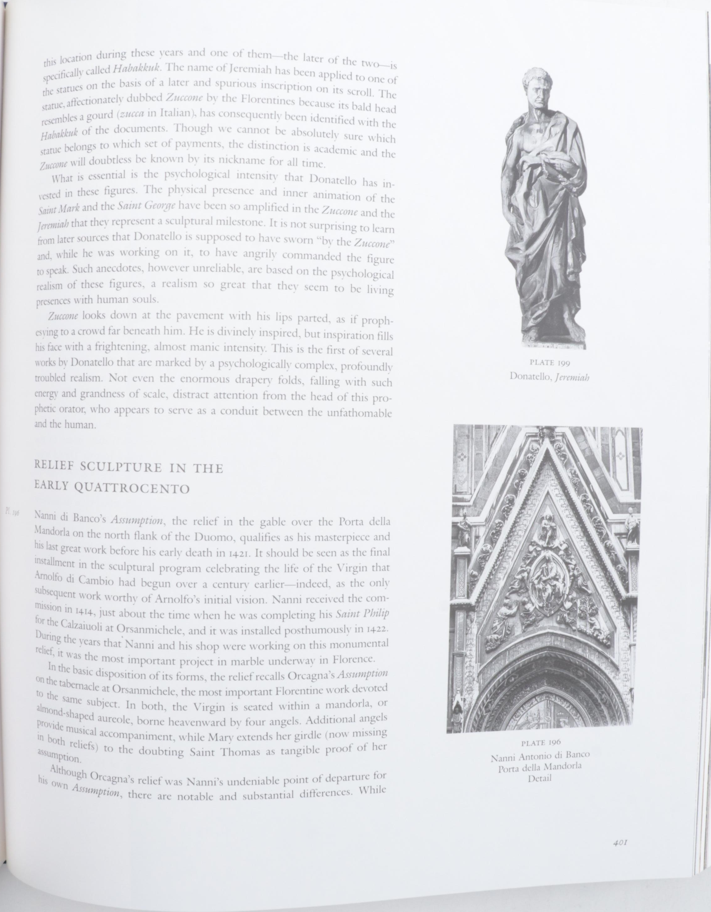 First Edition Thus "The Art of Florence" Two Volume Set by Glenn Andres