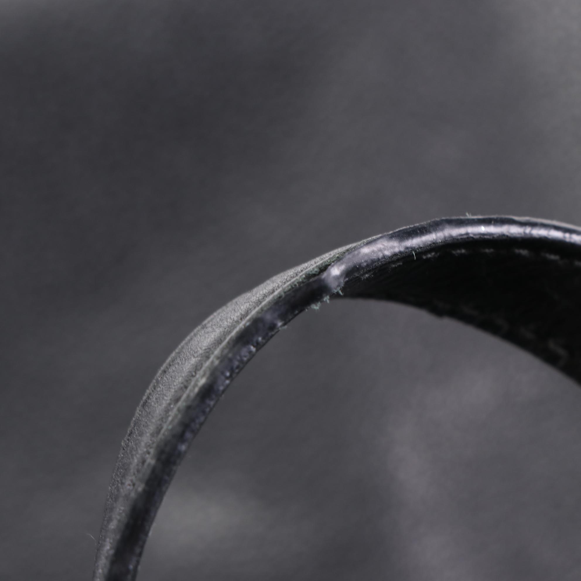 Gucci Drawstring Backpack in Printed Black Leather w/Zip Pouch