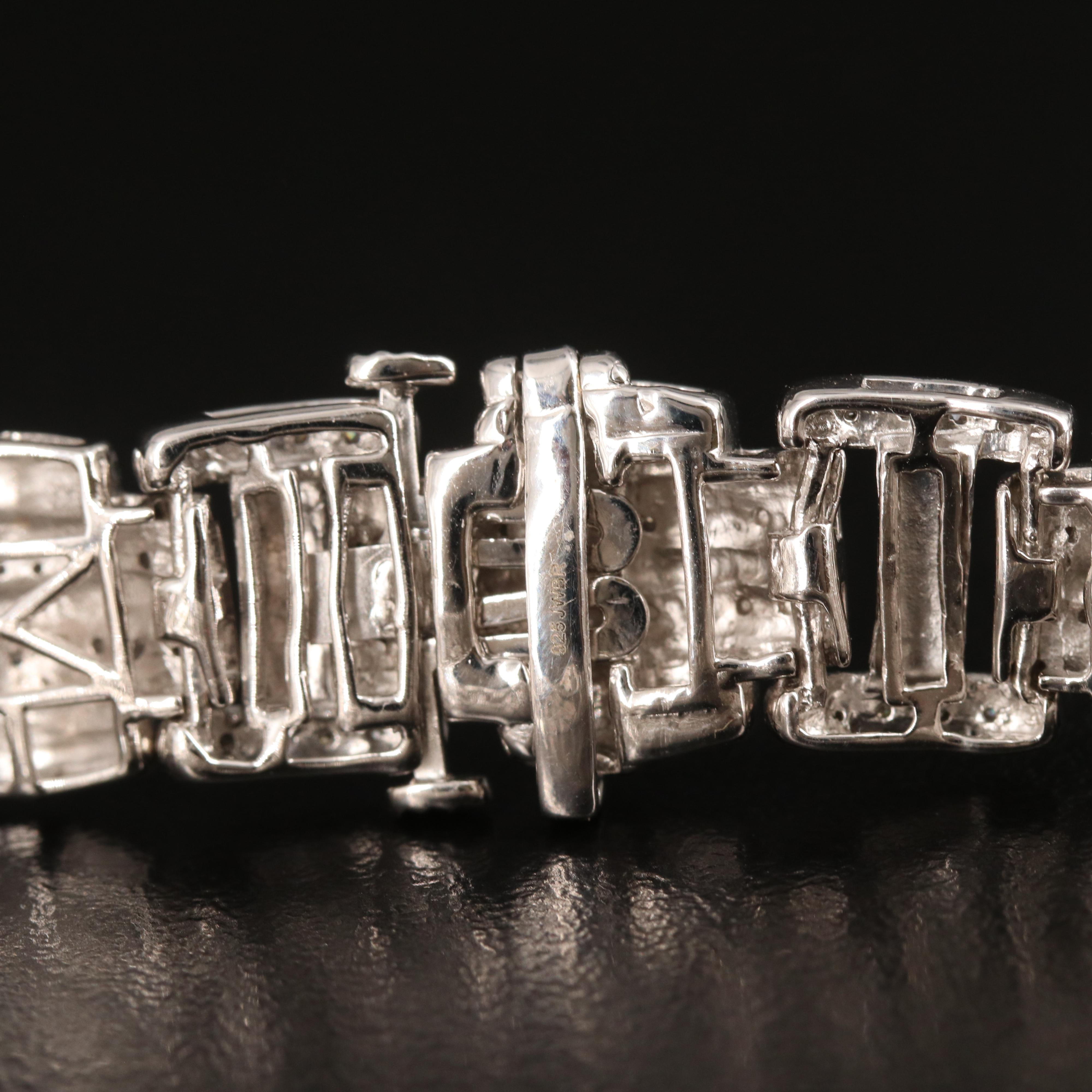 Diamond Bracelet in Sterling