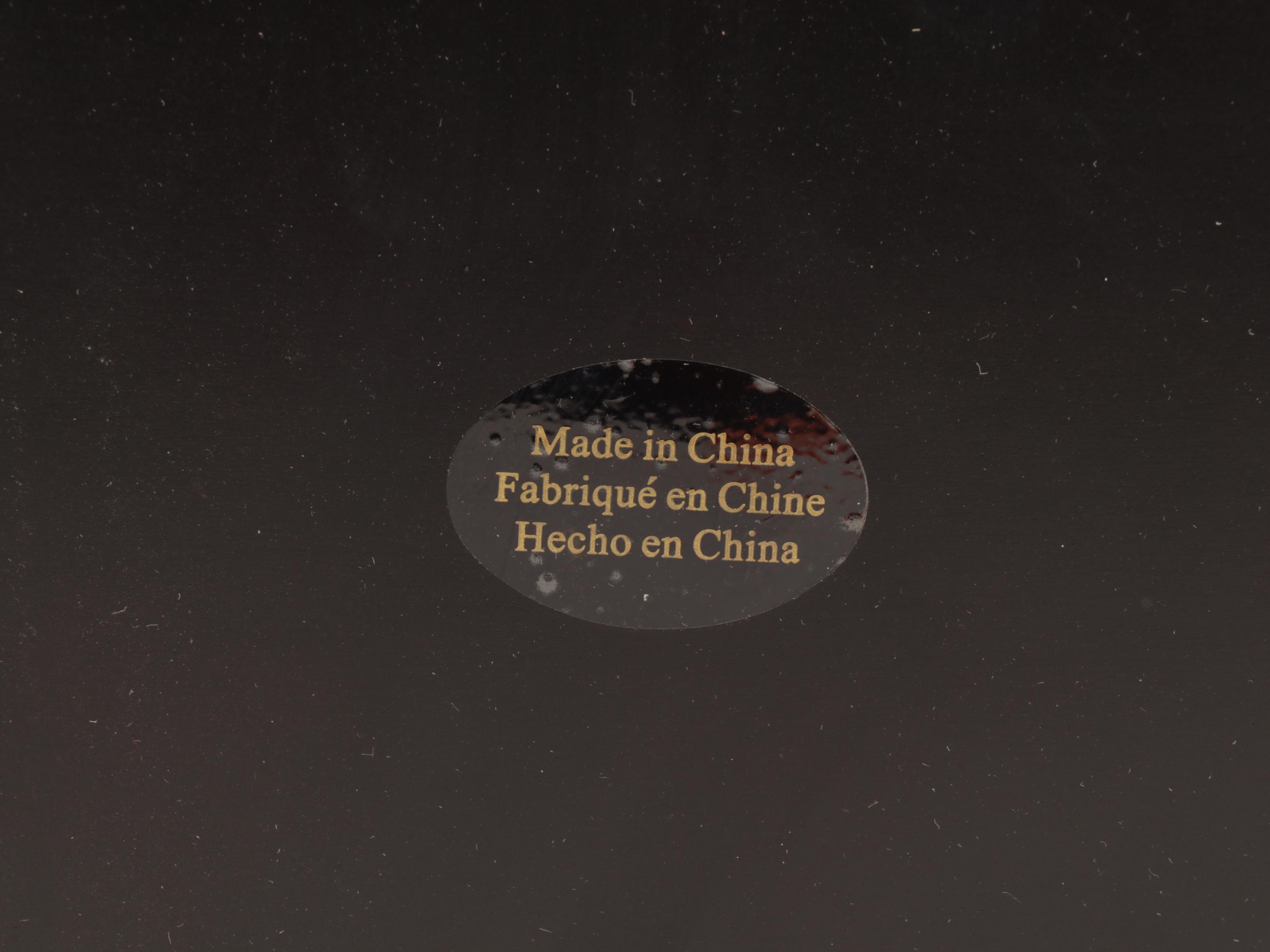 Louis Philippe Style Paneled Jewelry Armoire