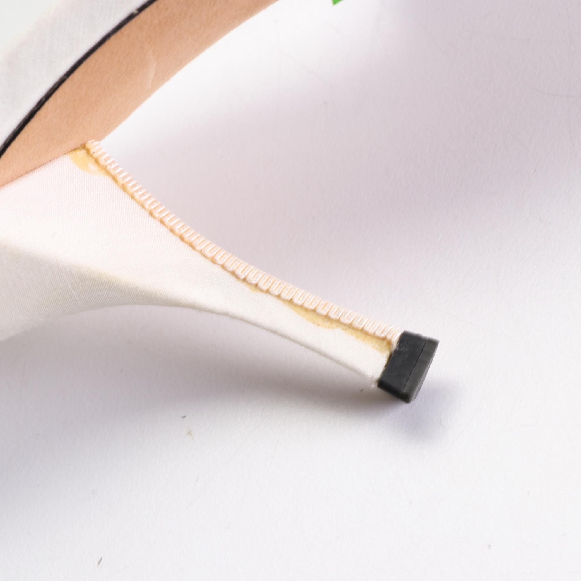 Yves Saint Laurent Slides in Silk with Beading