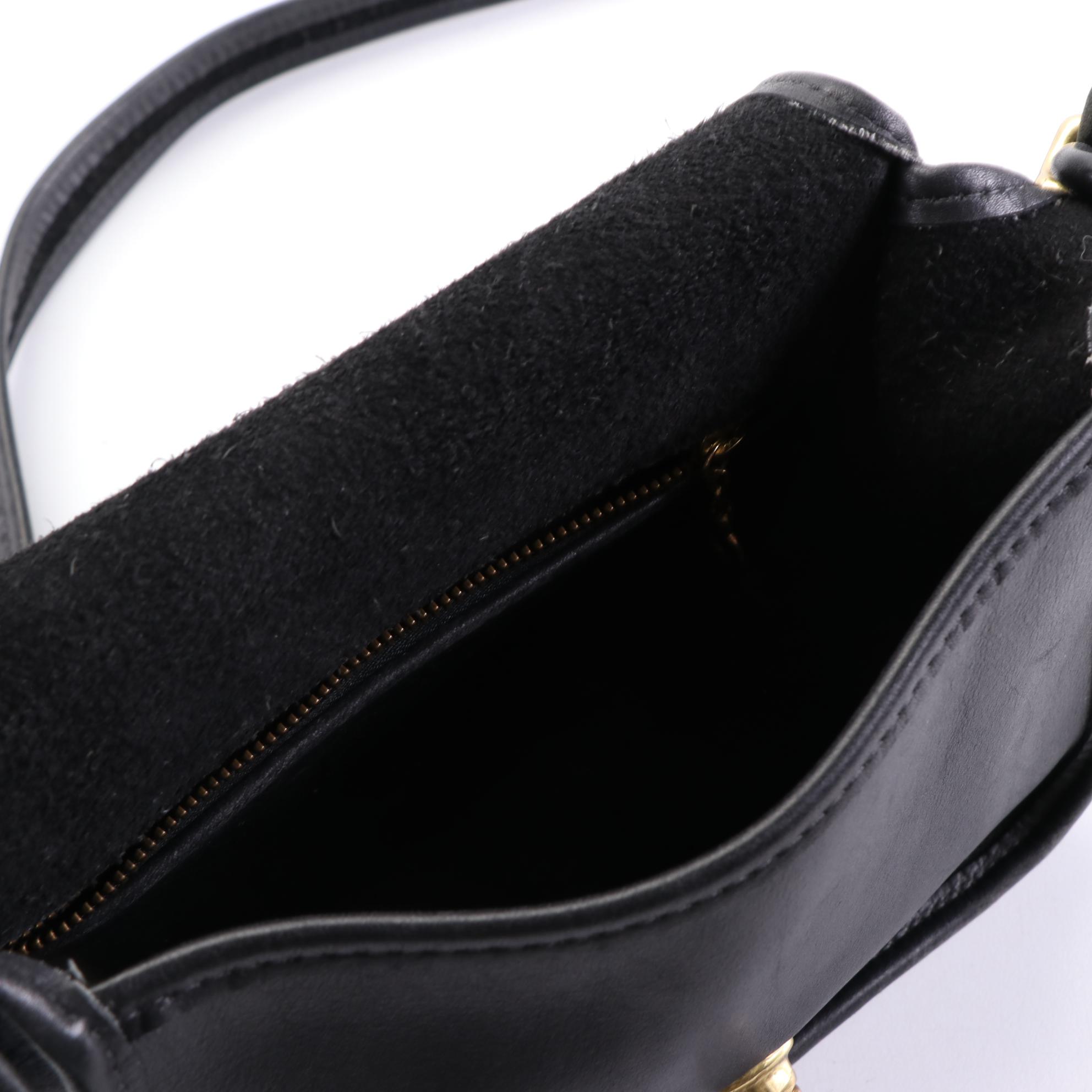 Coach Legacy Trail Crossbody Bag in Black Leather