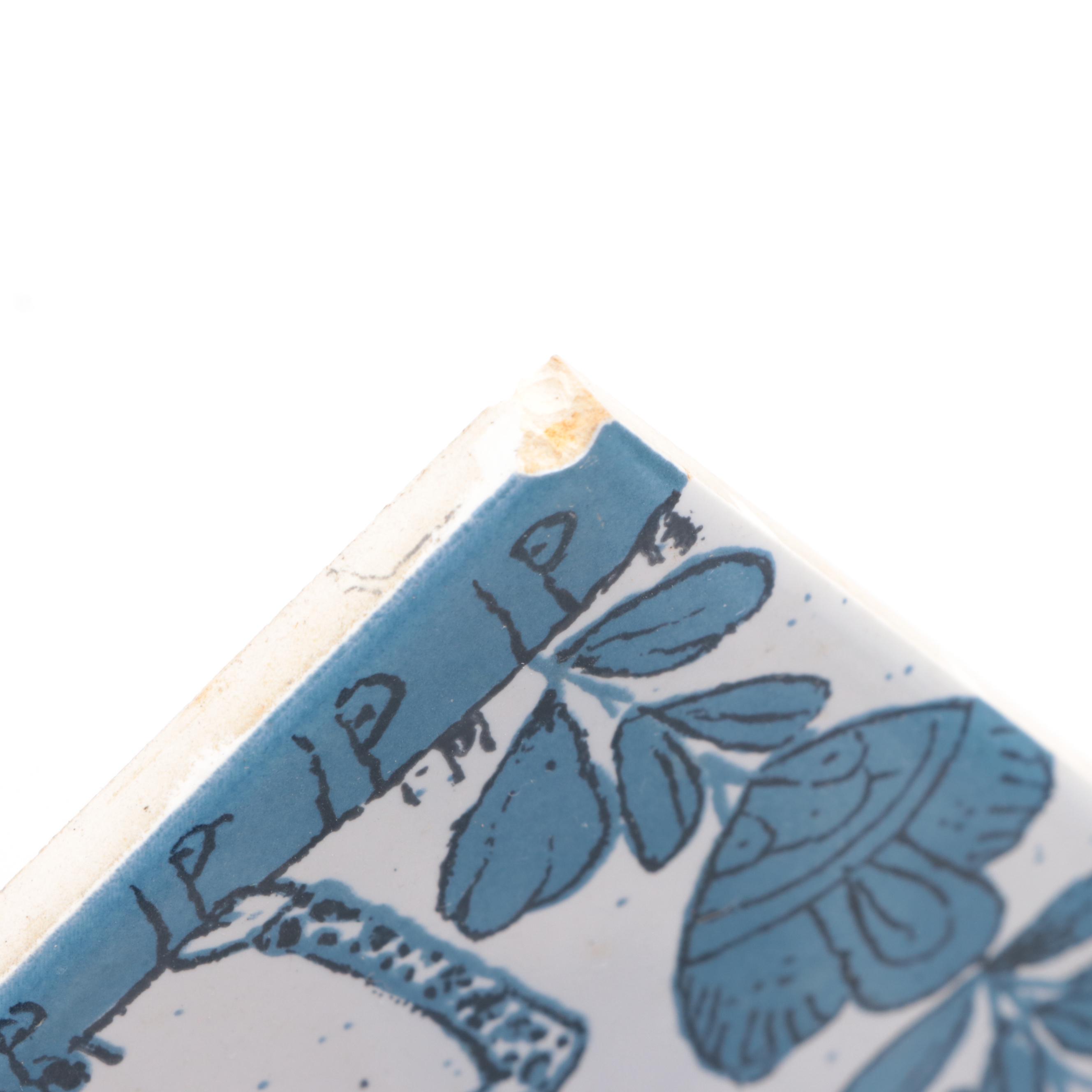 Fez Pottery Ceramic Decorative Plate with Mexican Decorative Tiles