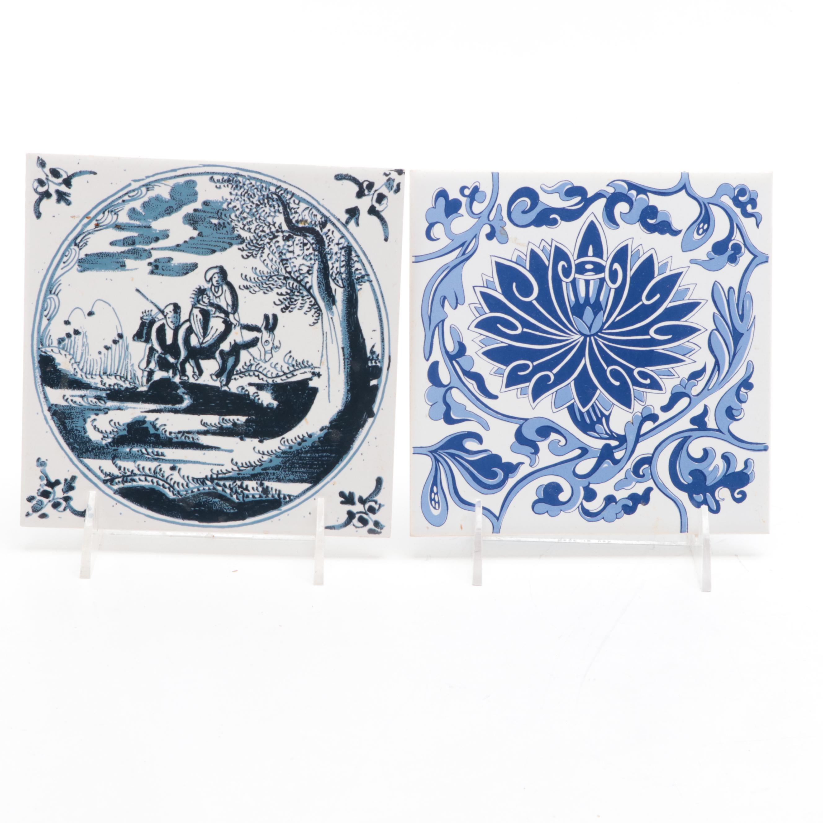 Fez Pottery Ceramic Decorative Plate with Mexican Decorative Tiles