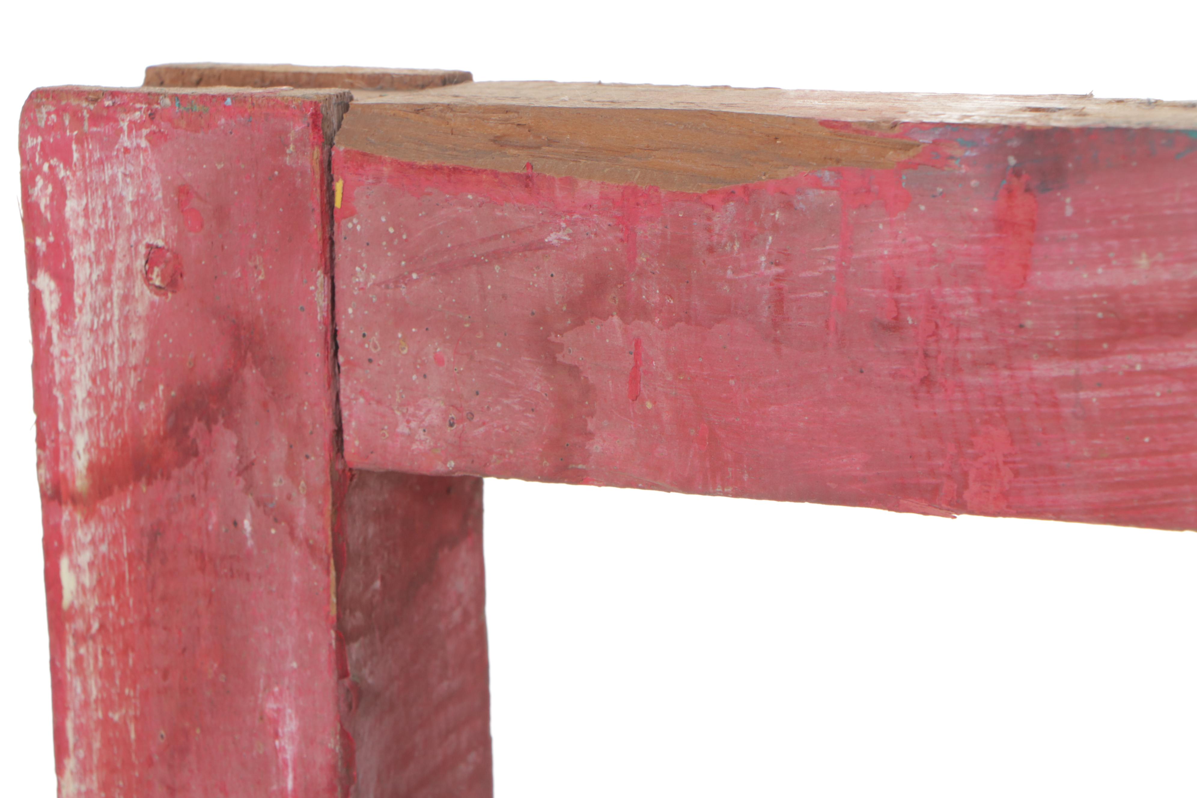 Burmese Teak Buddhist Temple Corbel, Mid-20th Century