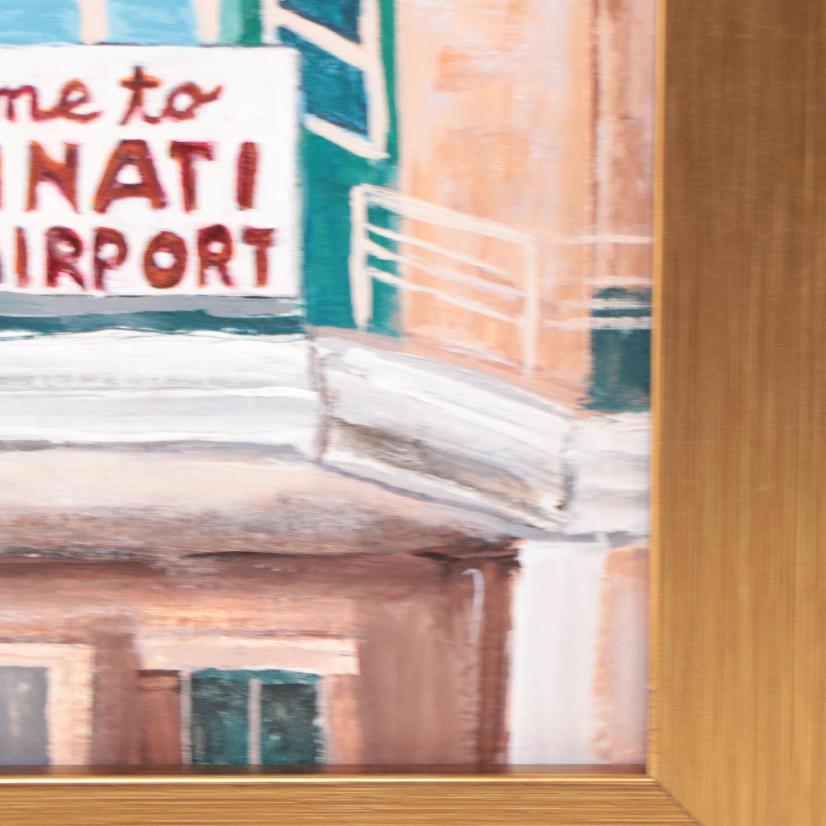 Sanna Acrylic Painting "Lunken Airport," 2022