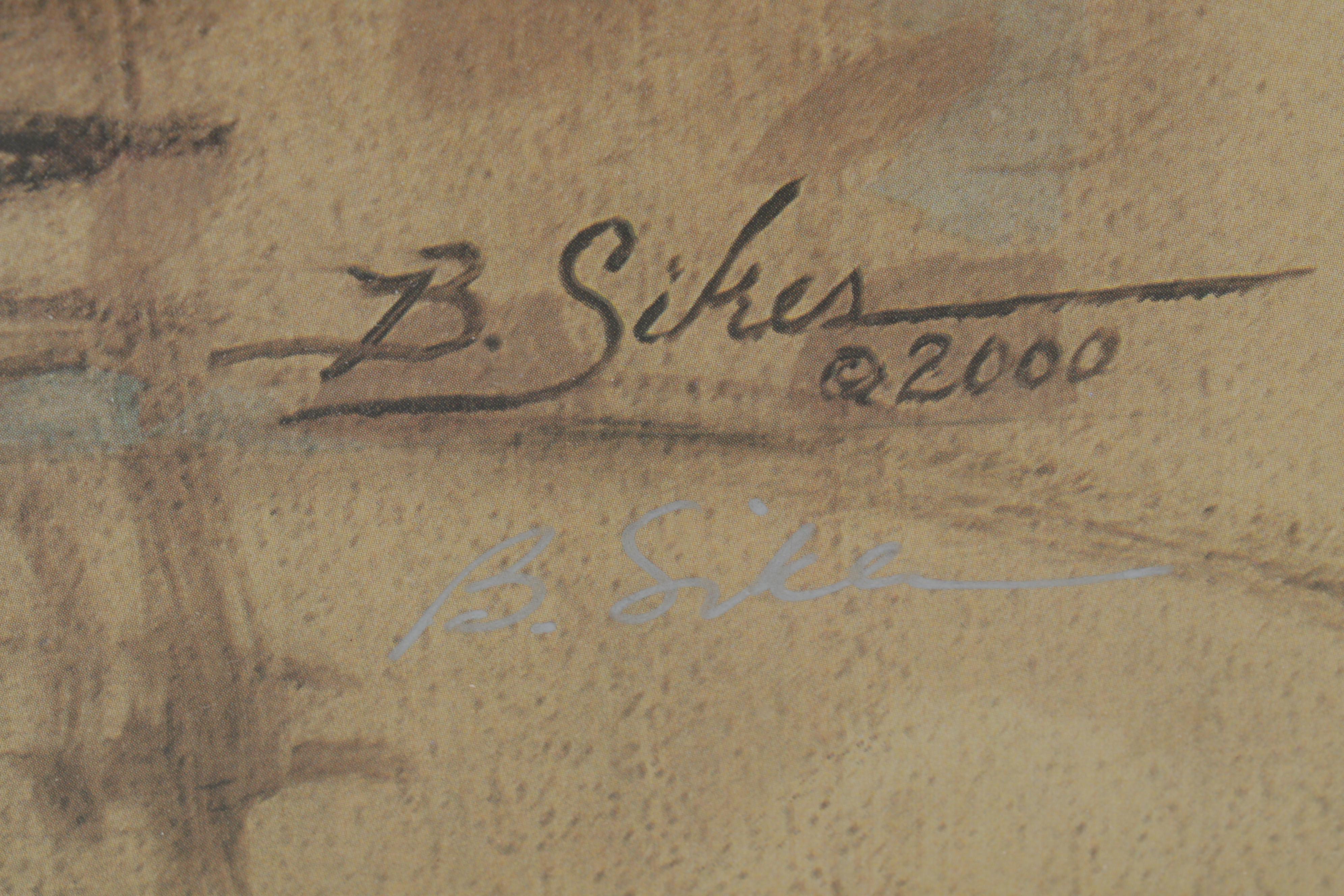 Floral Still Life Offset Lithographs, Circa 2000