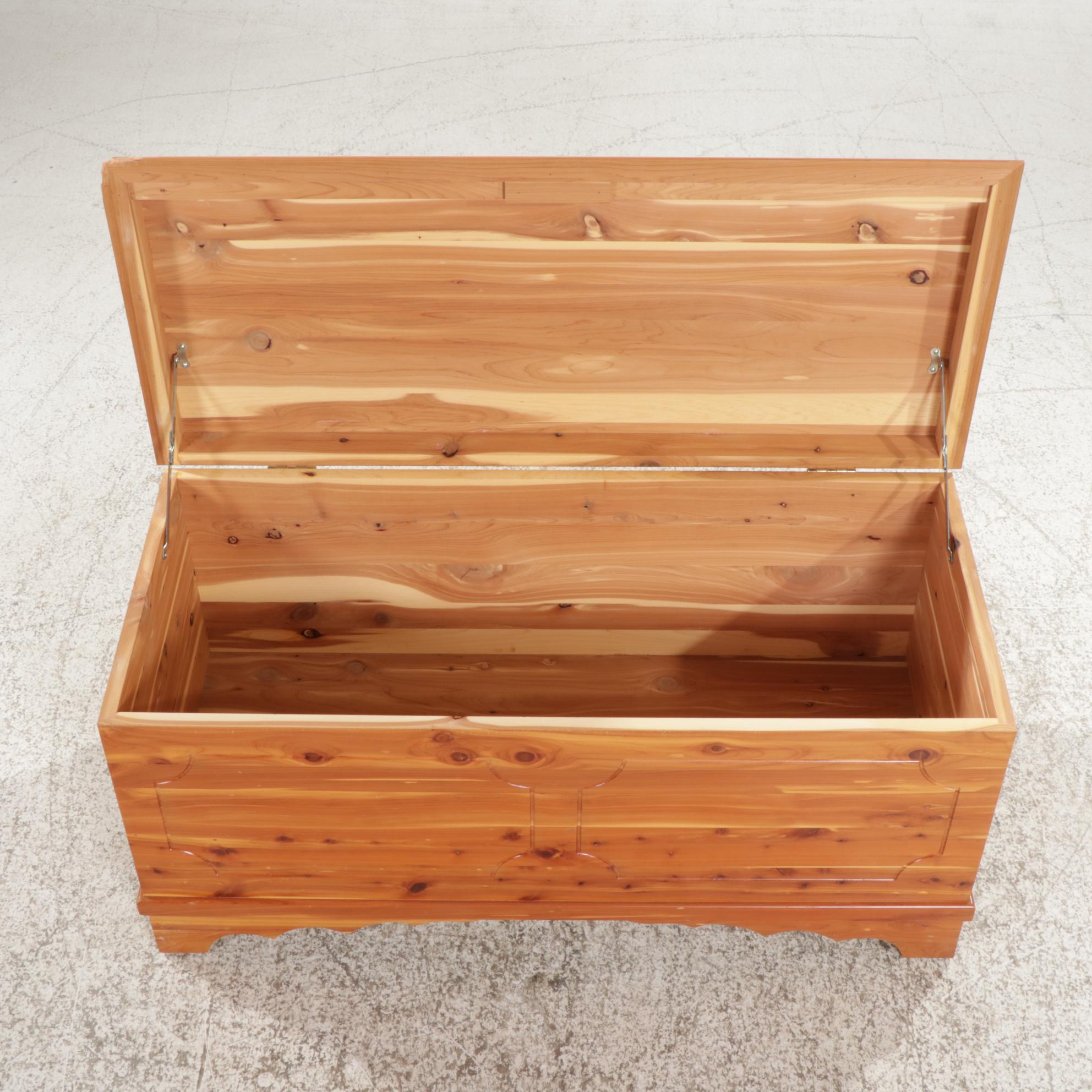 Colonial Style Cedar Blanket Chest