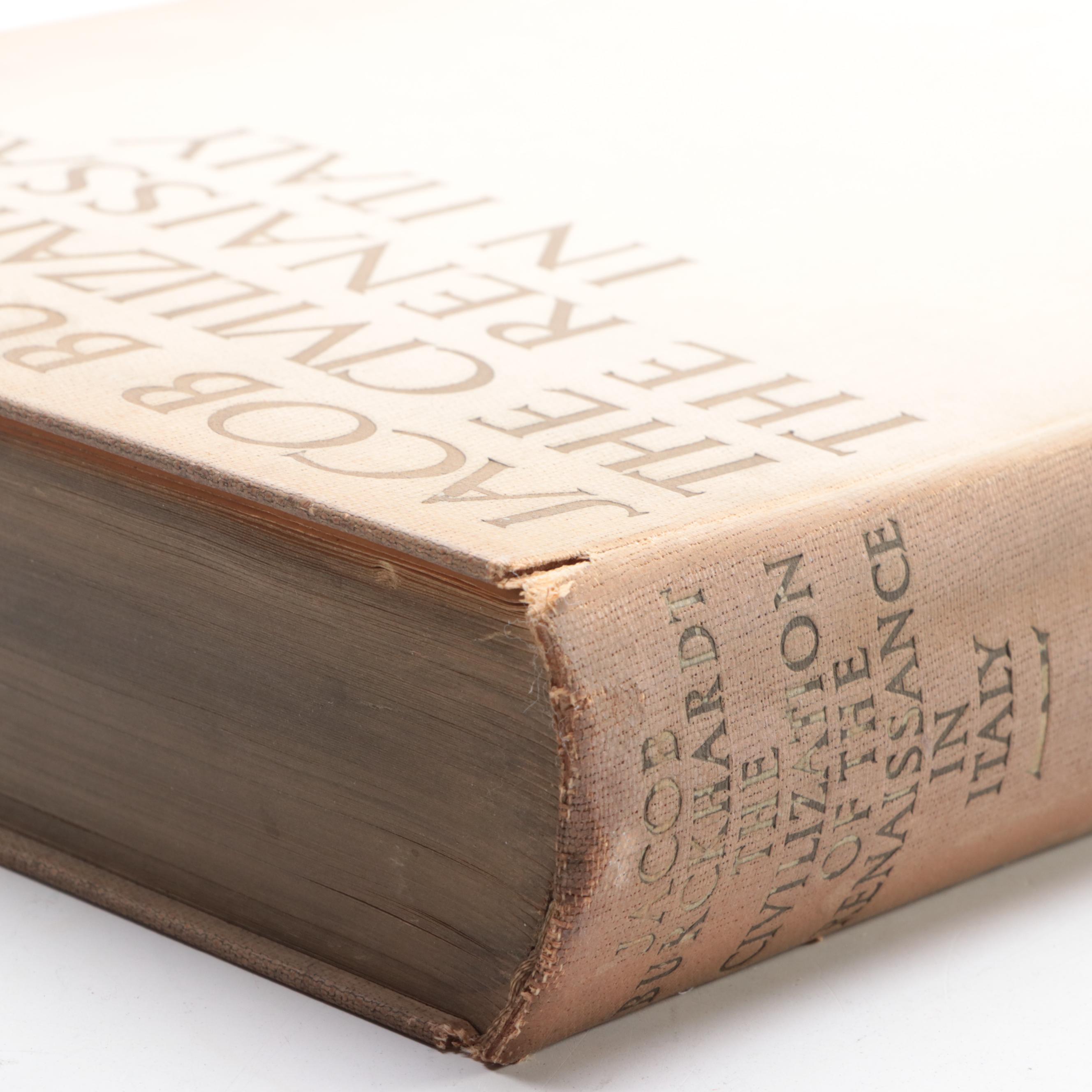 "The Civilization of the Renaissance in Italy" by Jacob Burckhardt and More