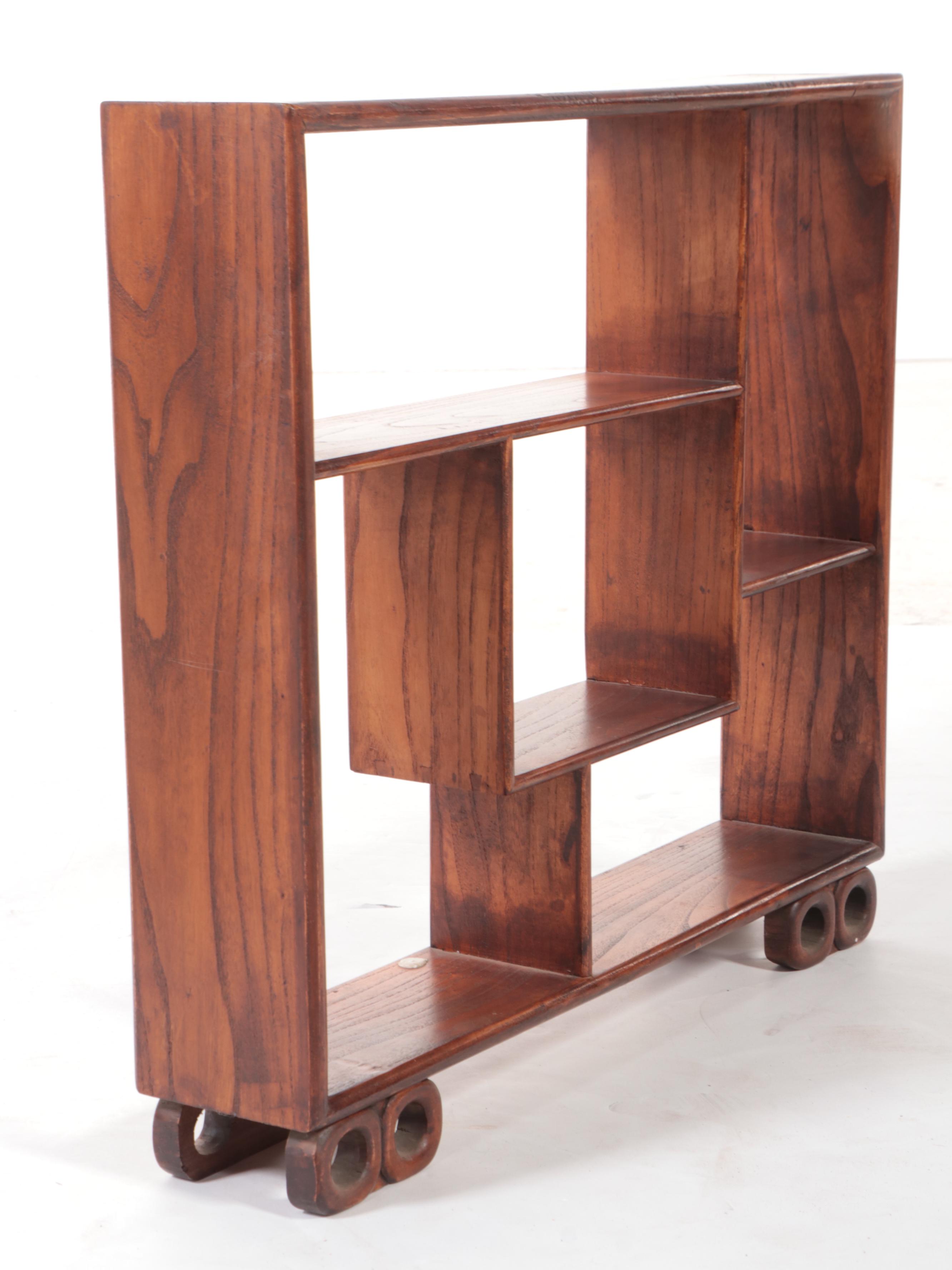 Chinese Rosewood Tao Decorative Bookcase