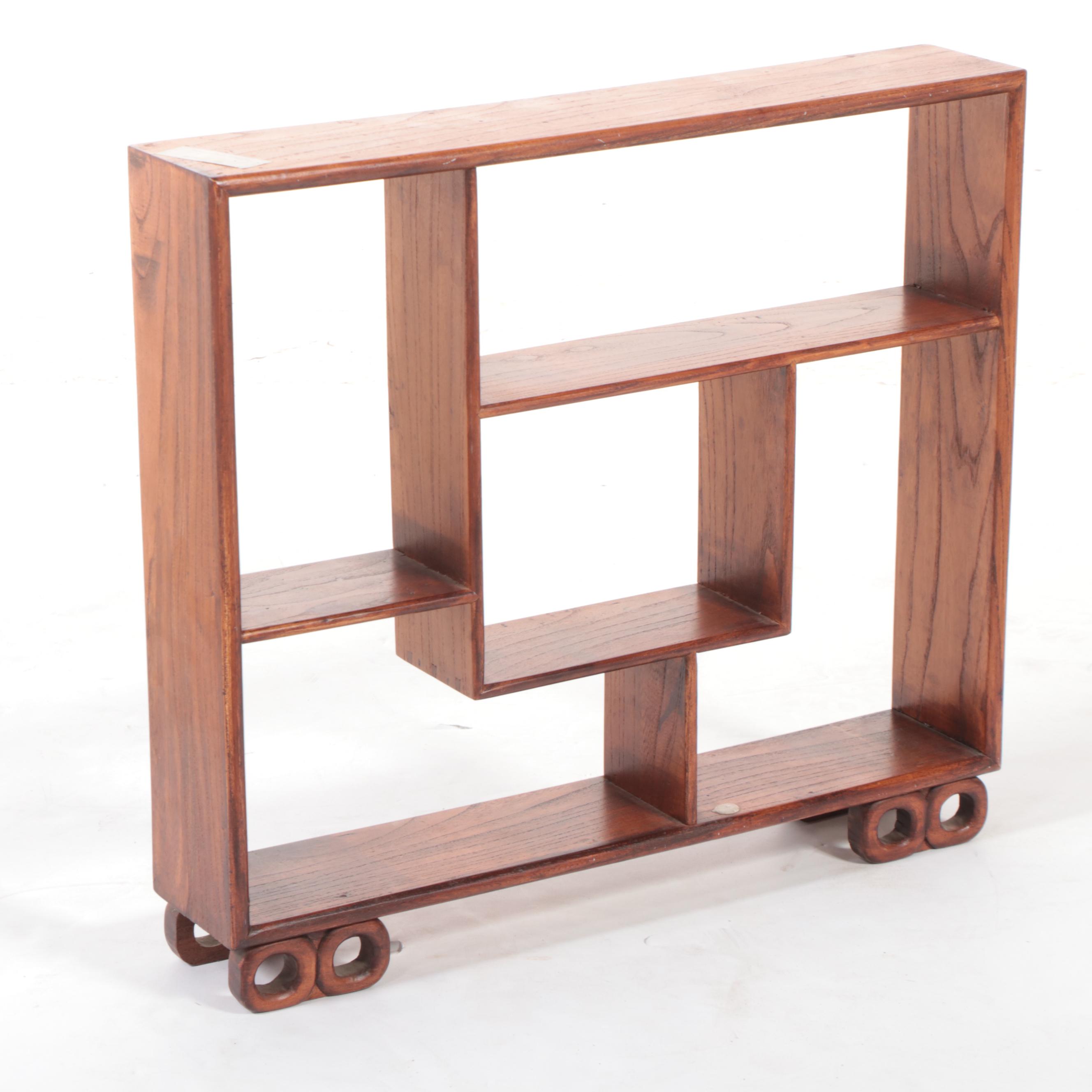 Chinese Rosewood Tao Decorative Bookcase