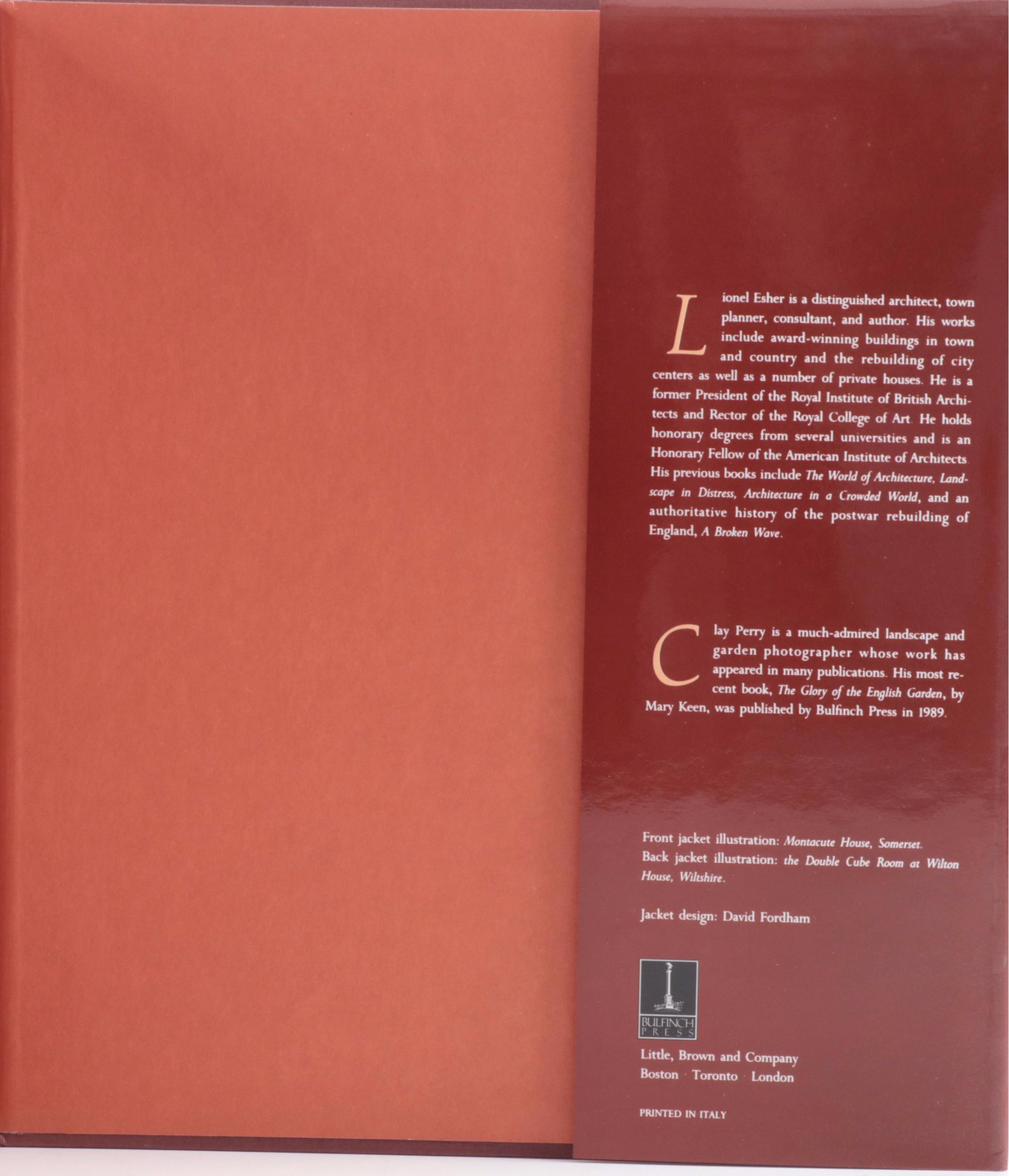 First American Edition "The Glory of the English House" by Lionel Esher and More