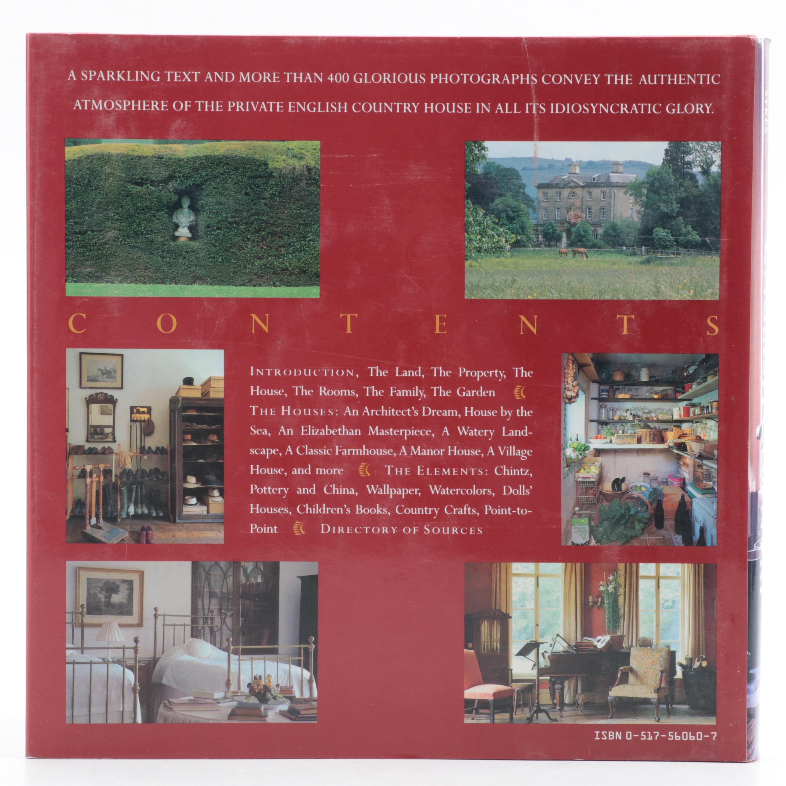 First American Edition "The Glory of the English House" by Lionel Esher and More